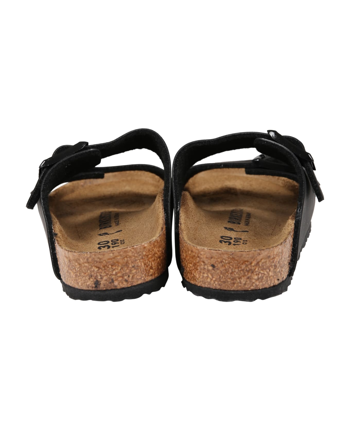 Birkenstock Black Sandals "arizona Eva" For Kids With Logo - Black