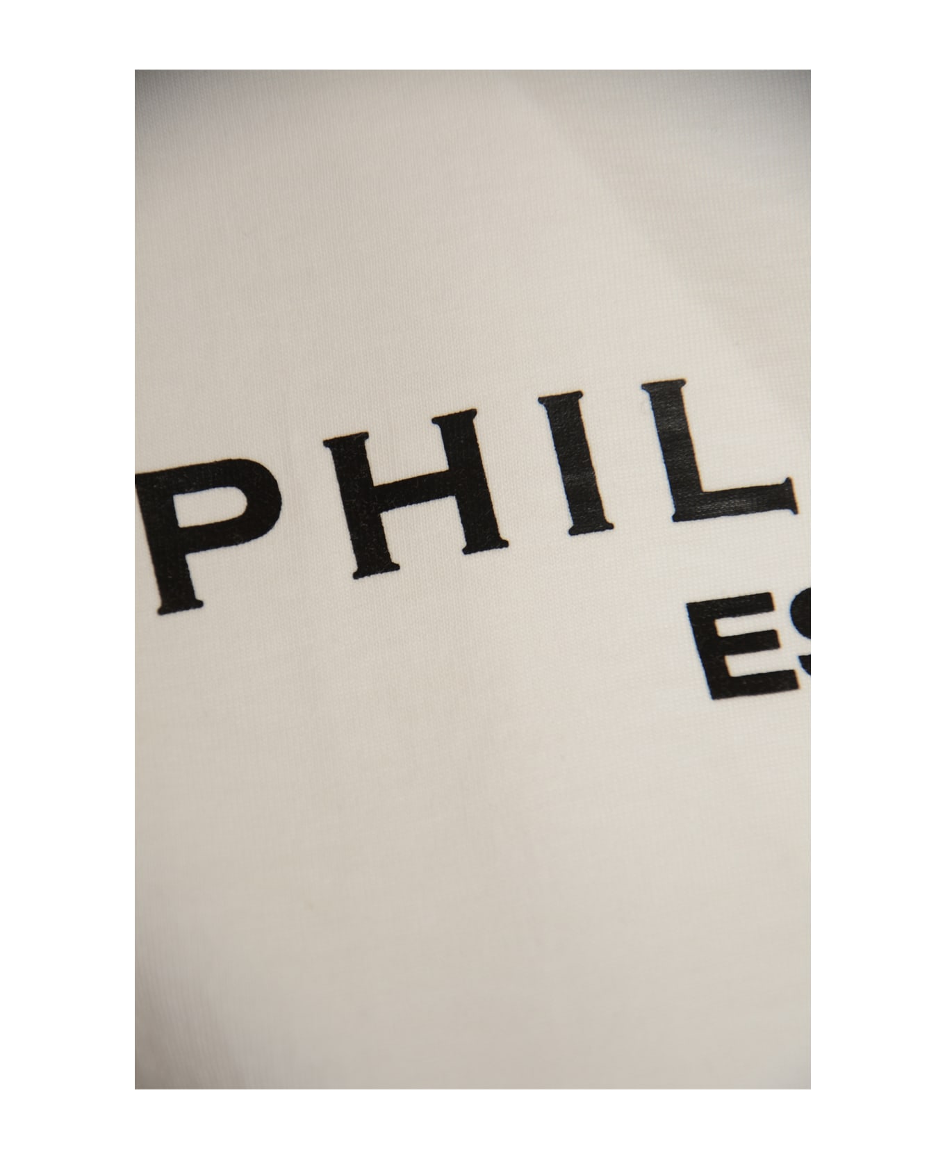 Philosophy di Lorenzo Serafini Logo Print Sleeveless Crop T-shirt - White