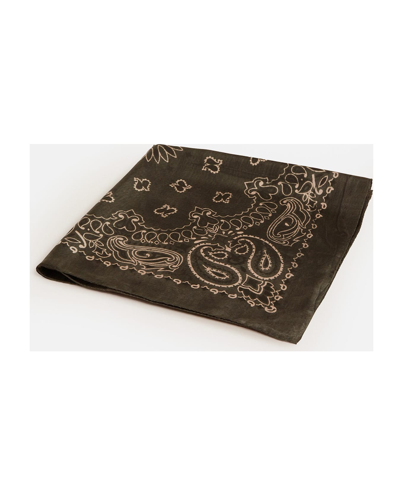Golden Goose Foulard Paisley Print Silk - Green