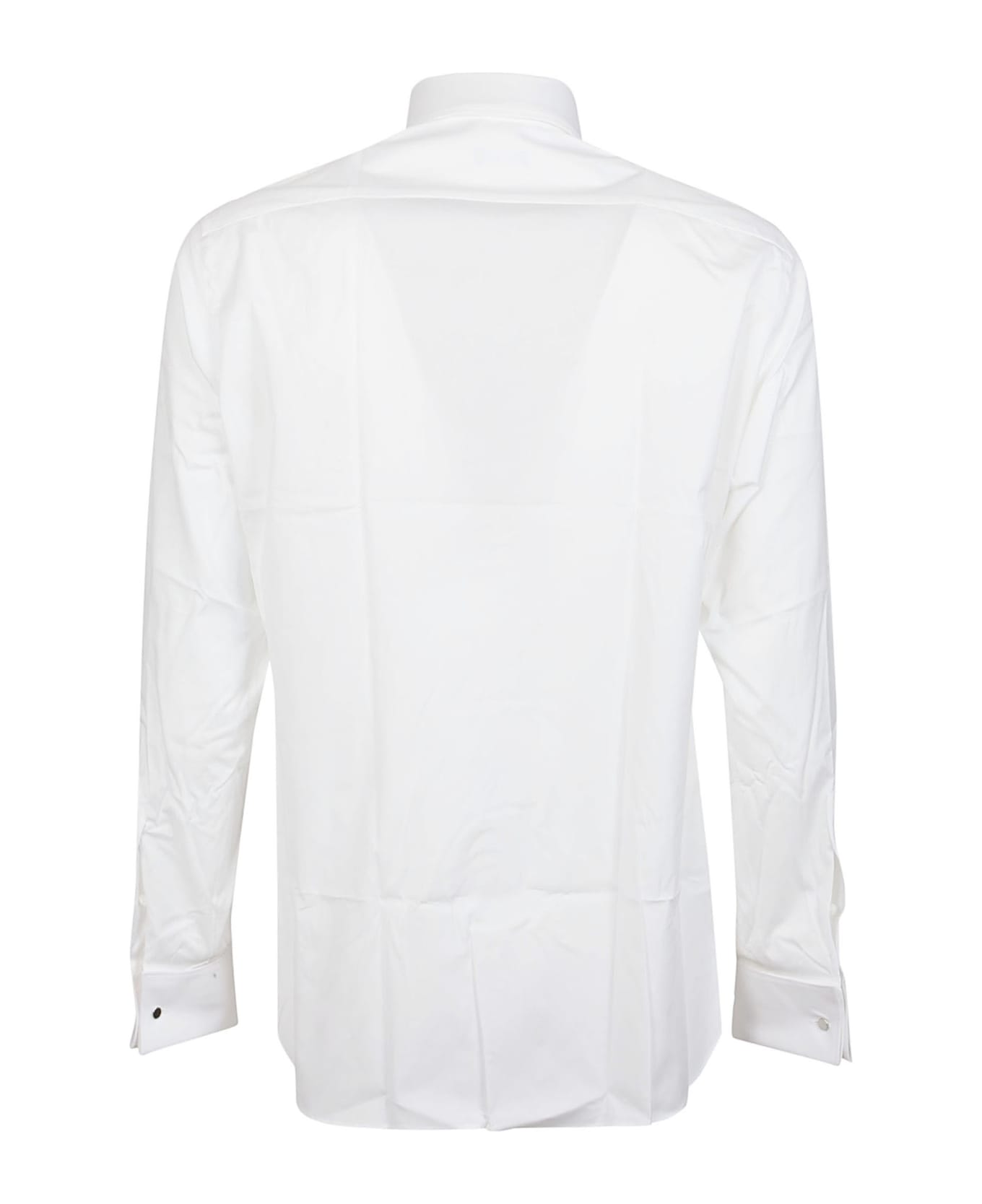 Zegna Lux Tailoring Long Sleeve Shirt - Bianco シャツ