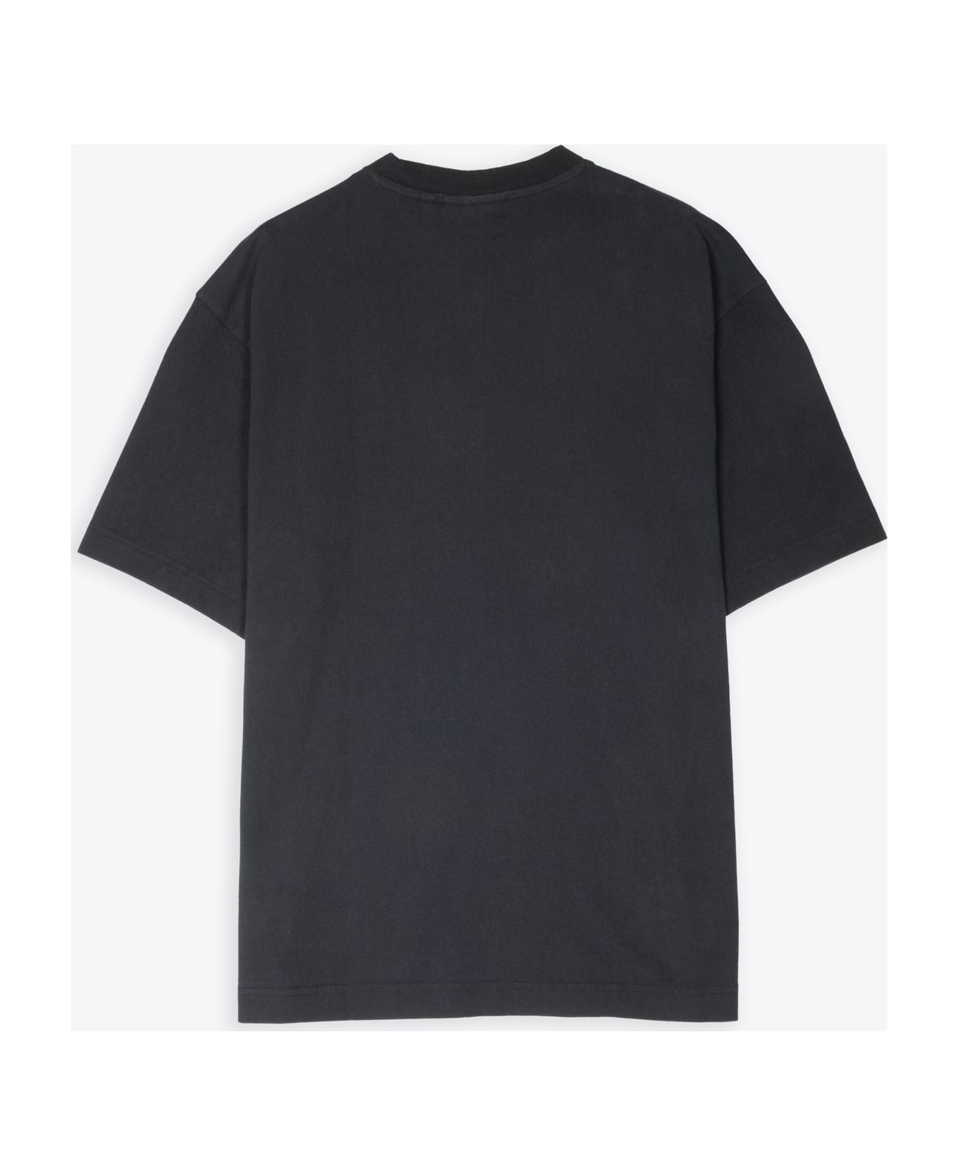 Axel Arigato Essential T-shirt Black t-shirt with italic logo print - Essential T-shirt - Nero