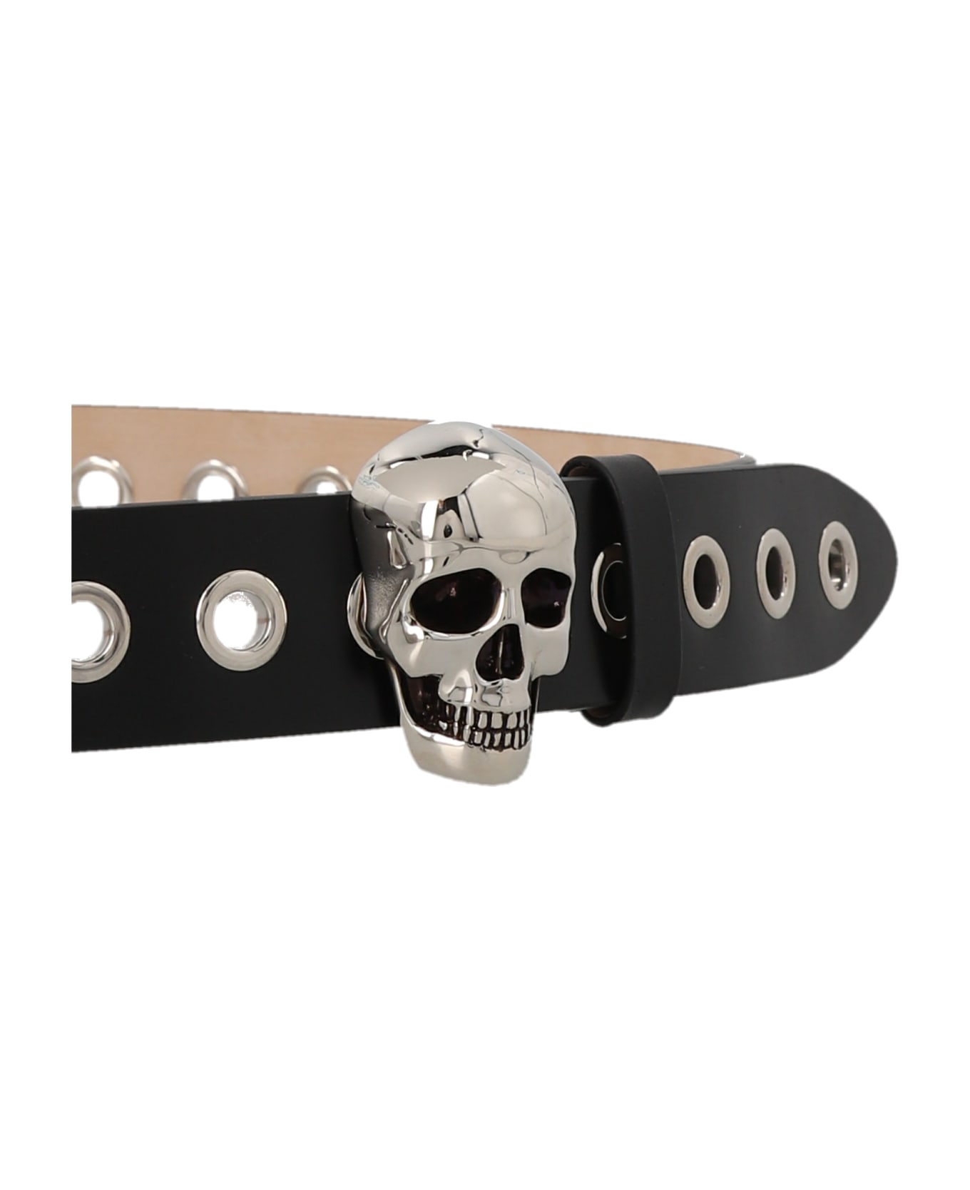 Alexander McQueen Cintura '3d Skull' - Black