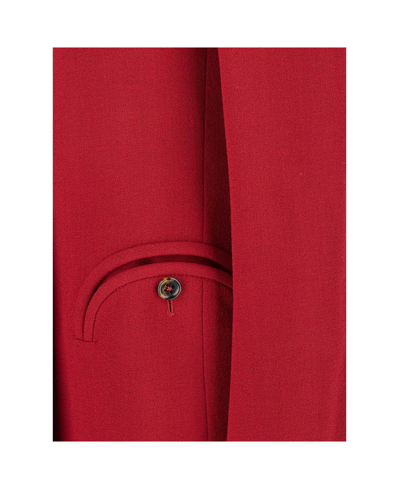 Blazé Milano Red Double-breasted Jacket With Peak Revers In Wool Woman - Red