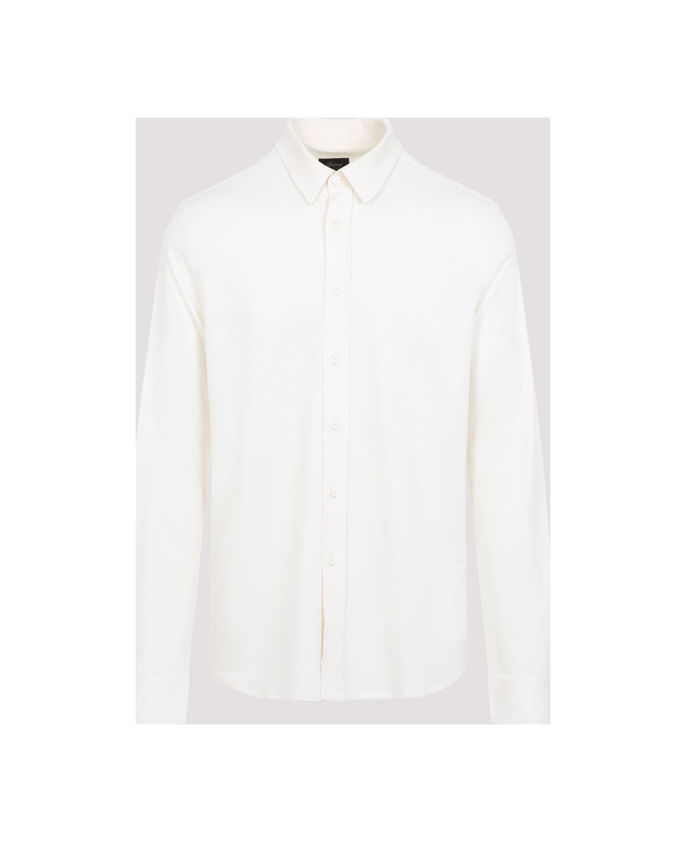 Brioni Ls Shirt - Ivory