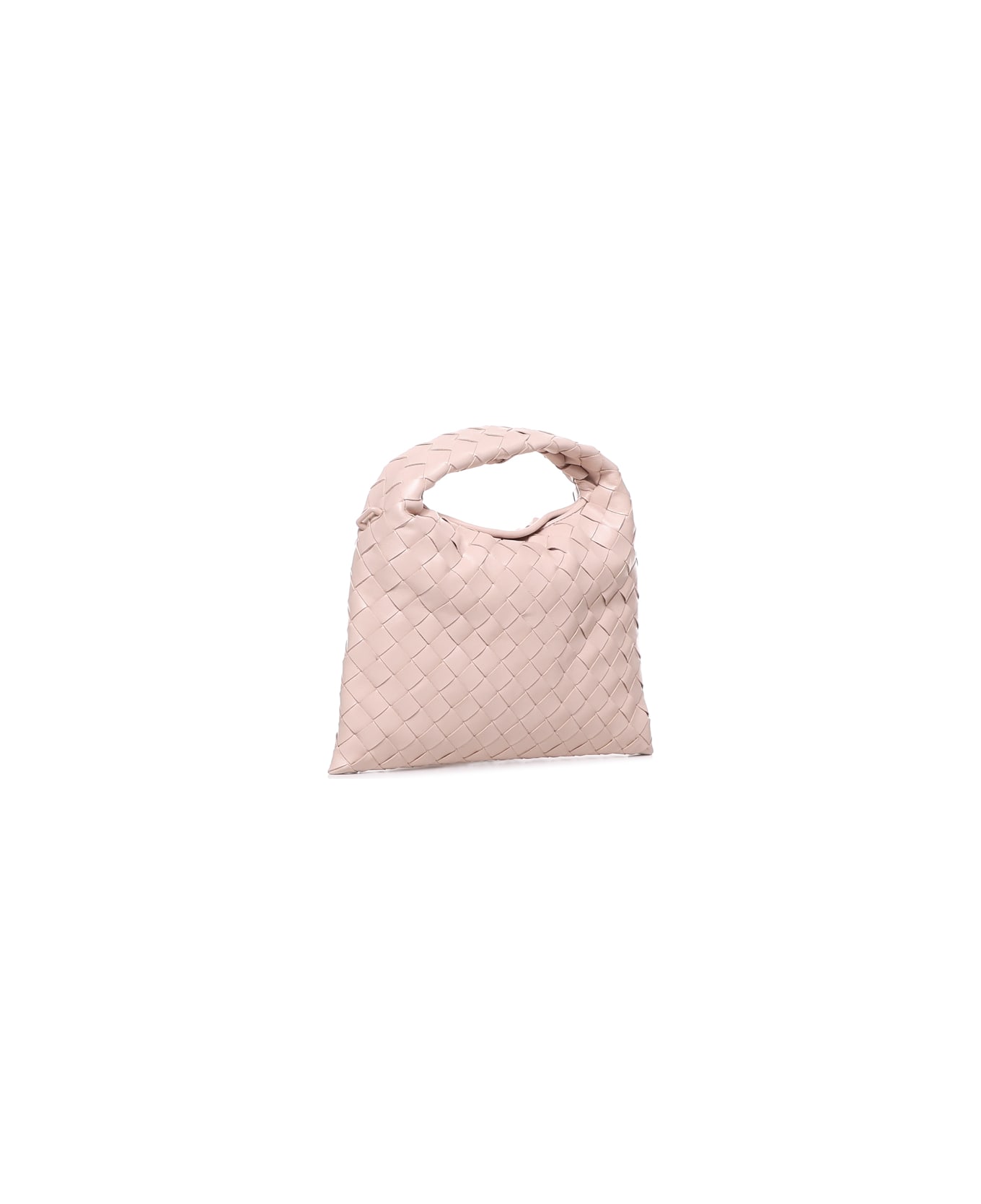 Bottega Veneta Mini Hop Bag In Calfskin - PETALE M BRASS