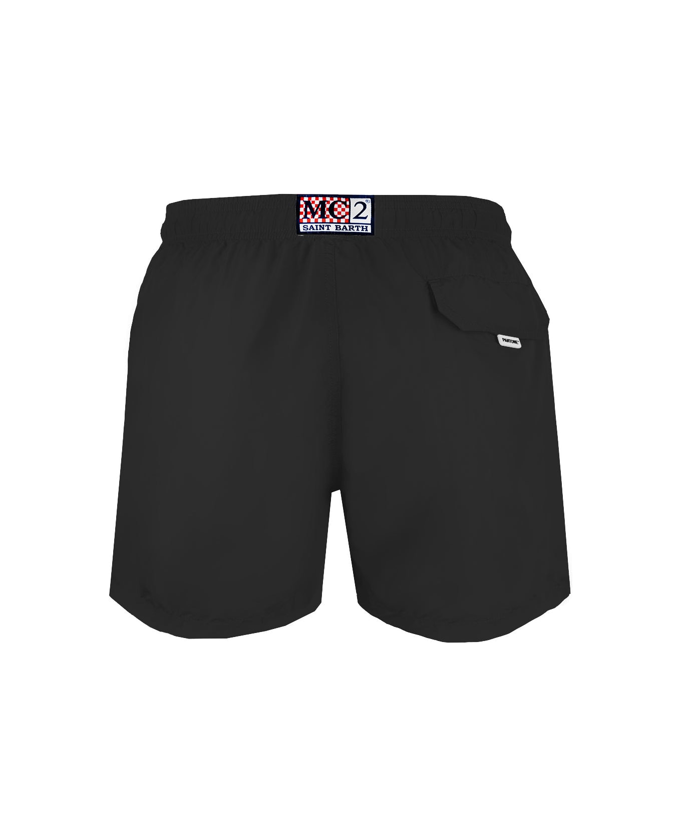 MC2 Saint Barth Man Black Swim Shorts | Pantone Special Edition - BLACK