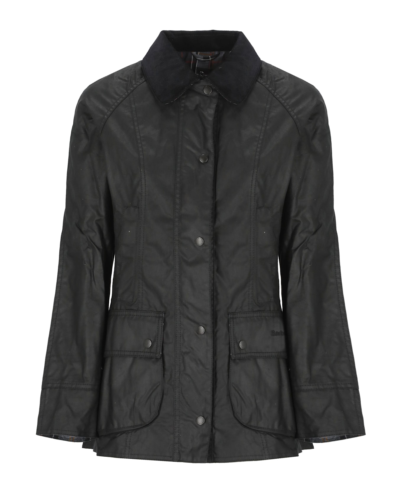 Barbour Beadnell Wax Jacket - Black