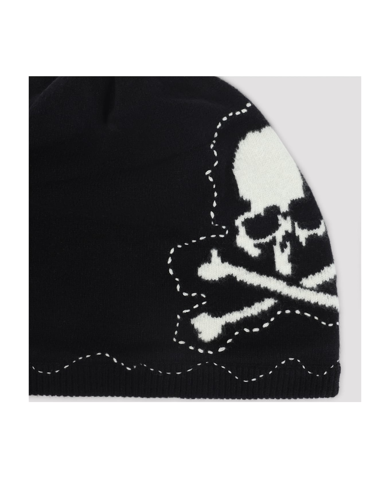 Mastermind Japan Hand Stitch Beanie - Black