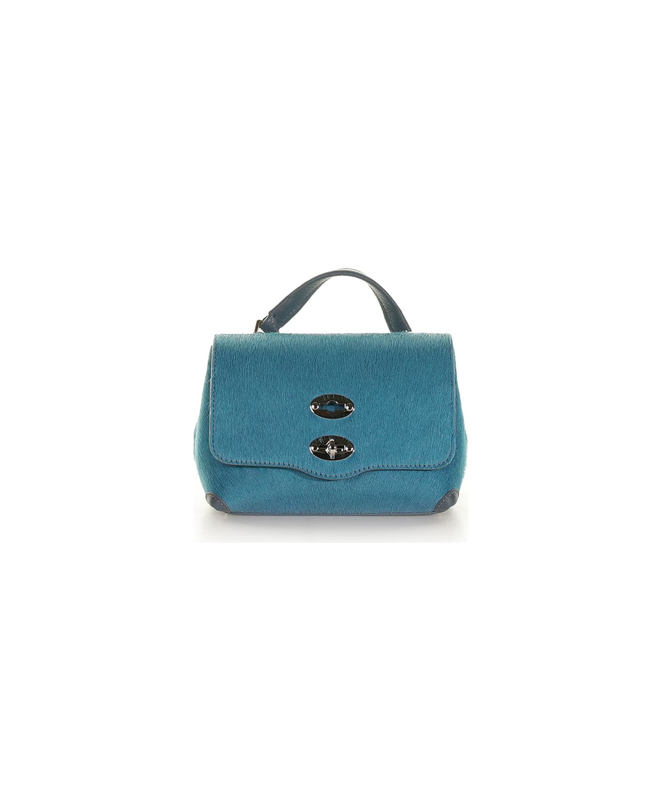 Zanellato Postina Baby Blue Bag With Shoulder Strap - BLU ELECTRIC