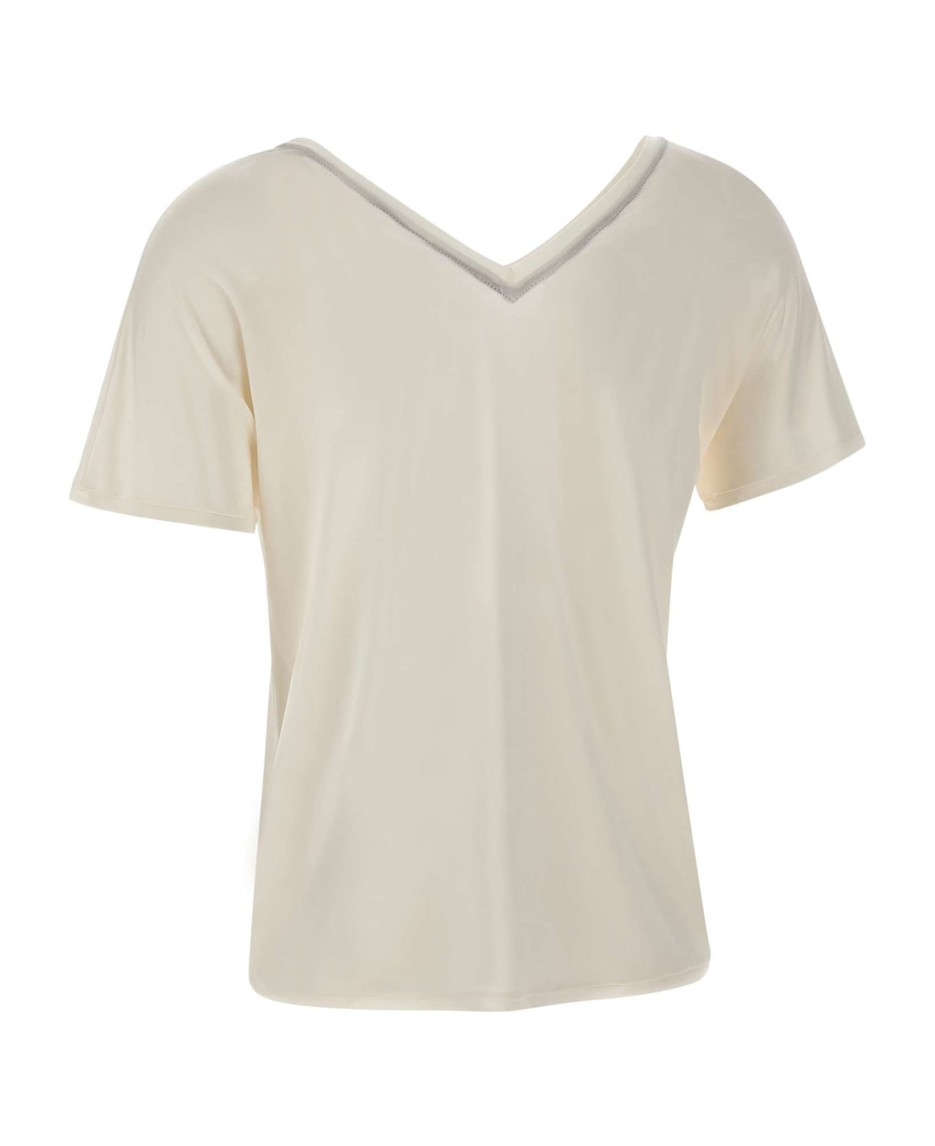 RRD - Roberto Ricci Design Cupro Fabric T-shirt T-Shirt - BIANCO Tシャツ