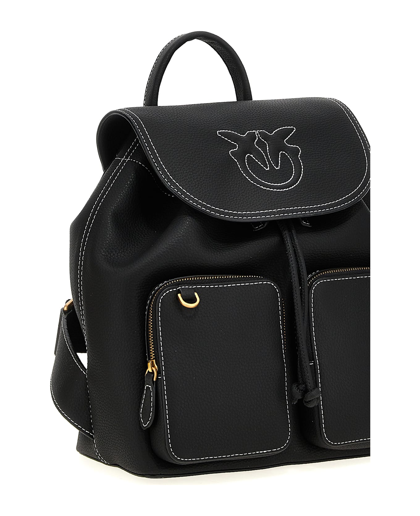 Pinko Multipocket Backpack - Black