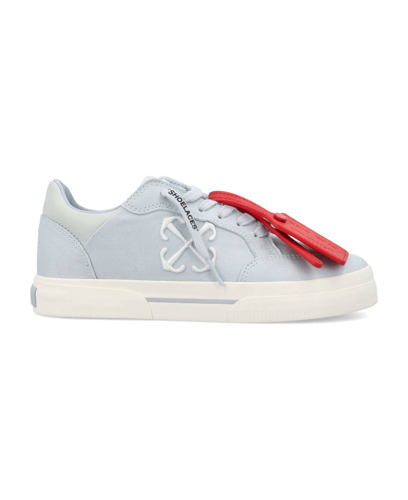 Off-White New Low Vulcanized Canvas Sneakers - LT BLUE