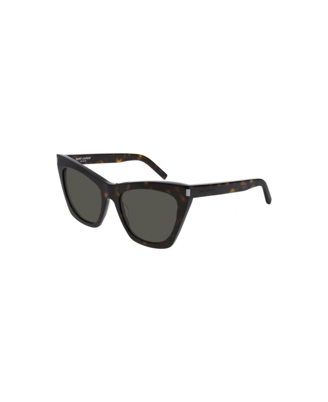 Saint Laurent Eyewear Sunglasses - Marrone tartarugato/Verde サングラス