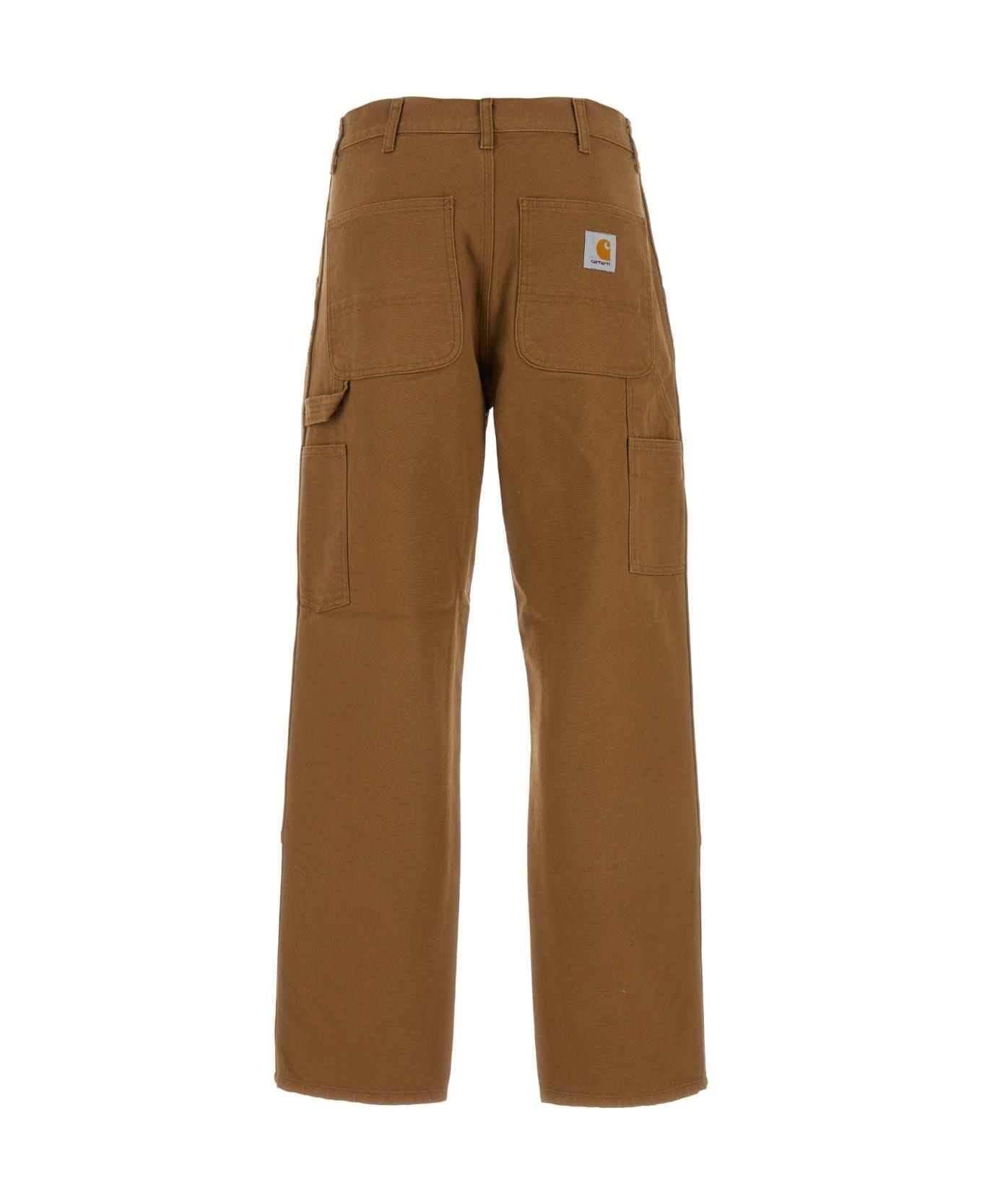 Carhartt Biscuit Cotton Double Knee Pant - BLACK ボトムス