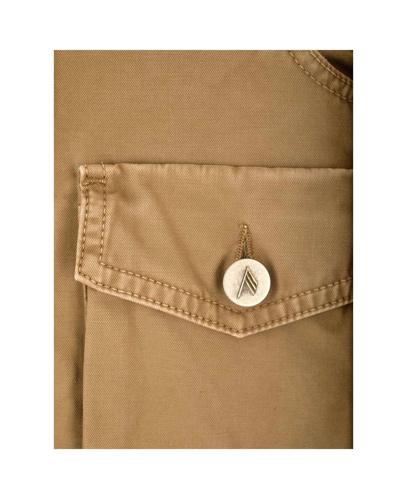 The Attico ''fay'' Multi-pocket Mini Skirt - Brown