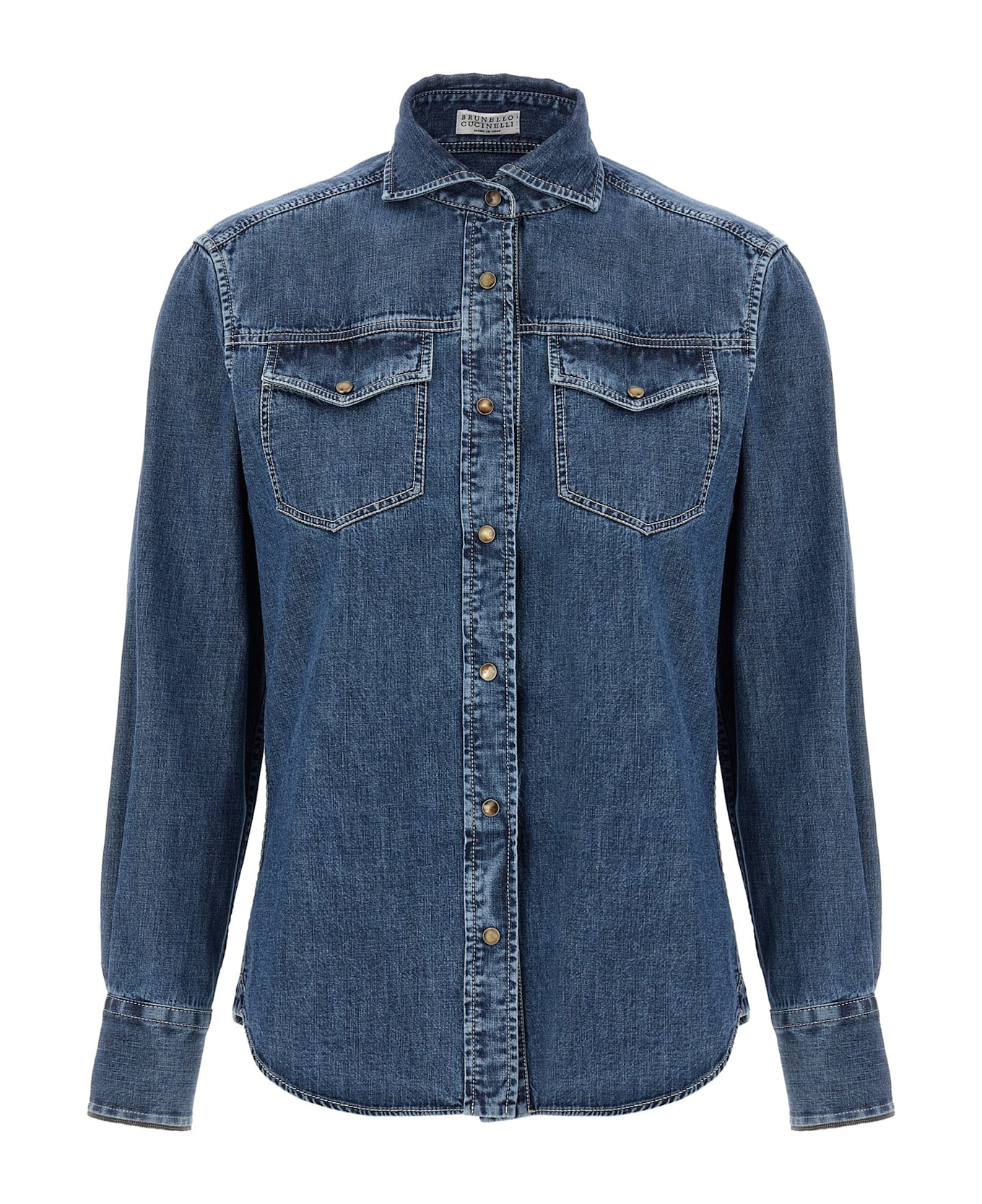 Brunello Cucinelli Denim Shirt - Blue