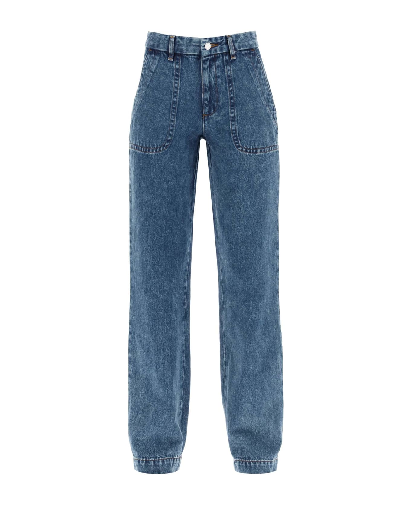 A.P.C. Seaside Wide Leg Jeans - BLEU CLAIR (Blue) デニム
