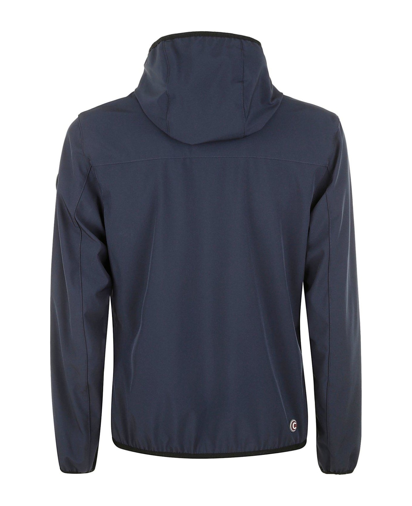 Colmar Logo Patch Hooded Zipped Jacket - Blue ジャケット