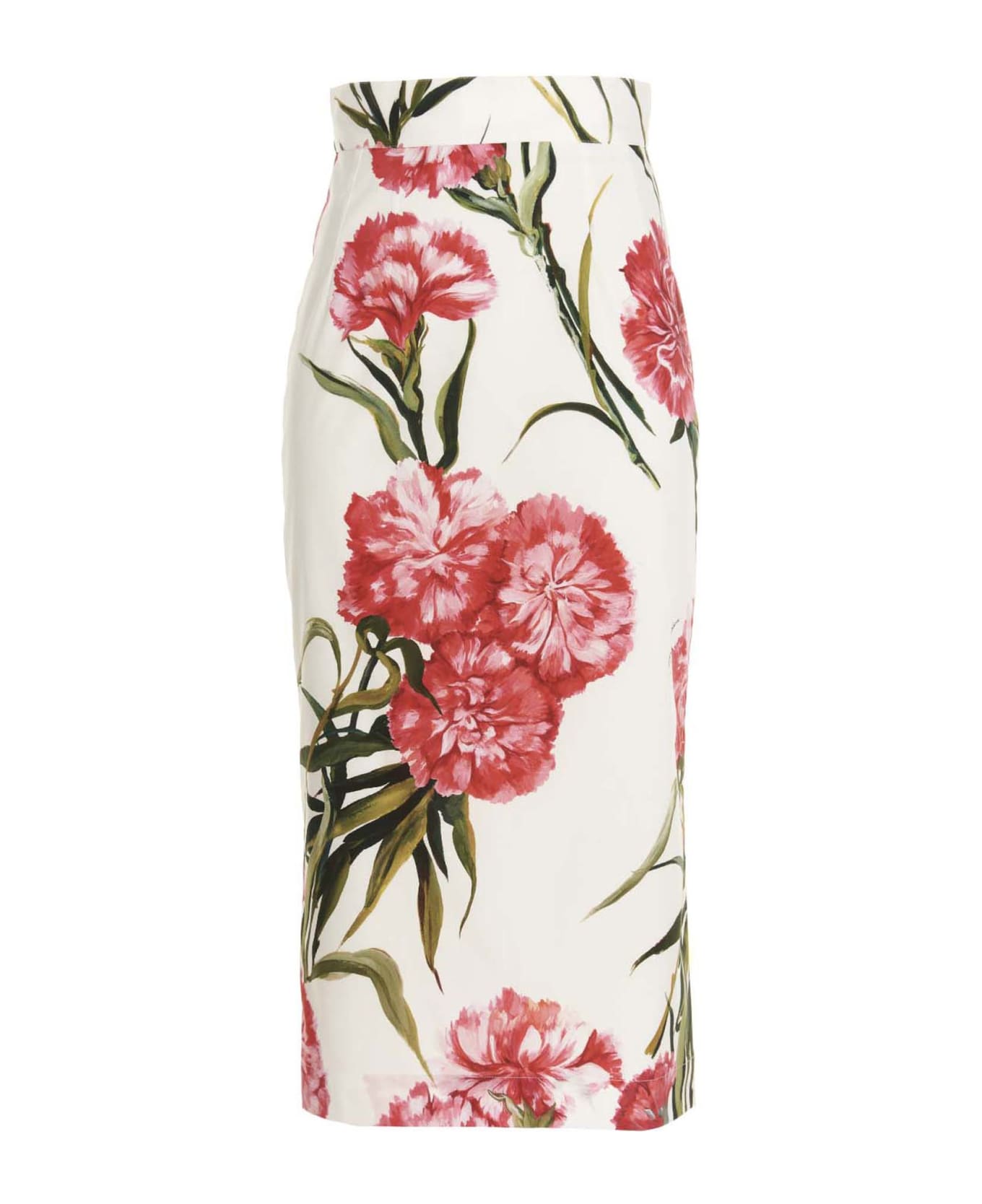 Dolce & Gabbana Floral Printed Skirt - Multicolor
