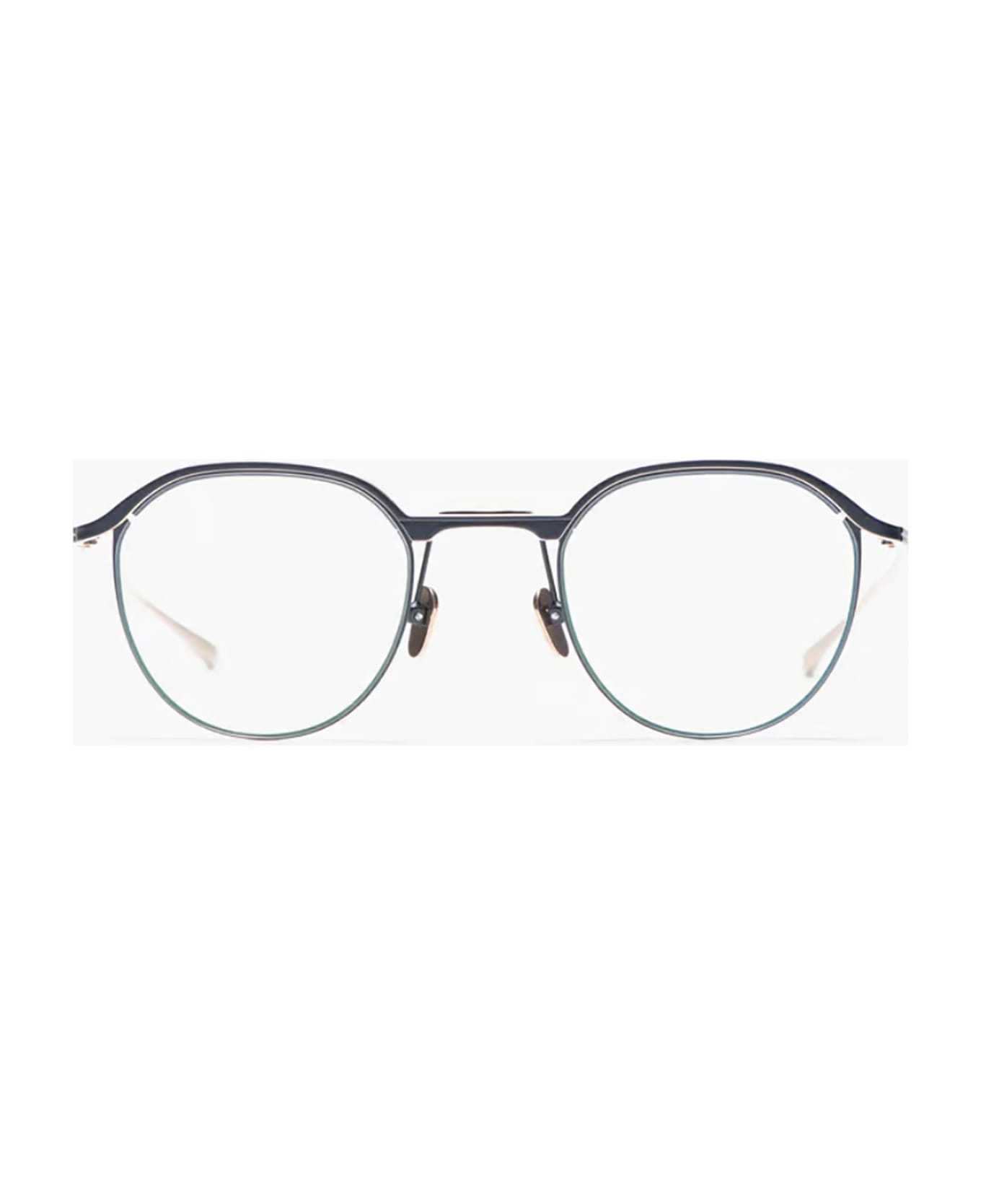 Masunaga STRATUS Eyewear - Navy/gold