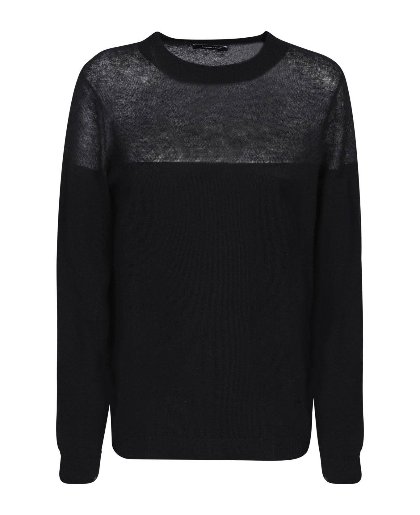 Fabiana Filippi Premium Yarn Black Sweater - Black