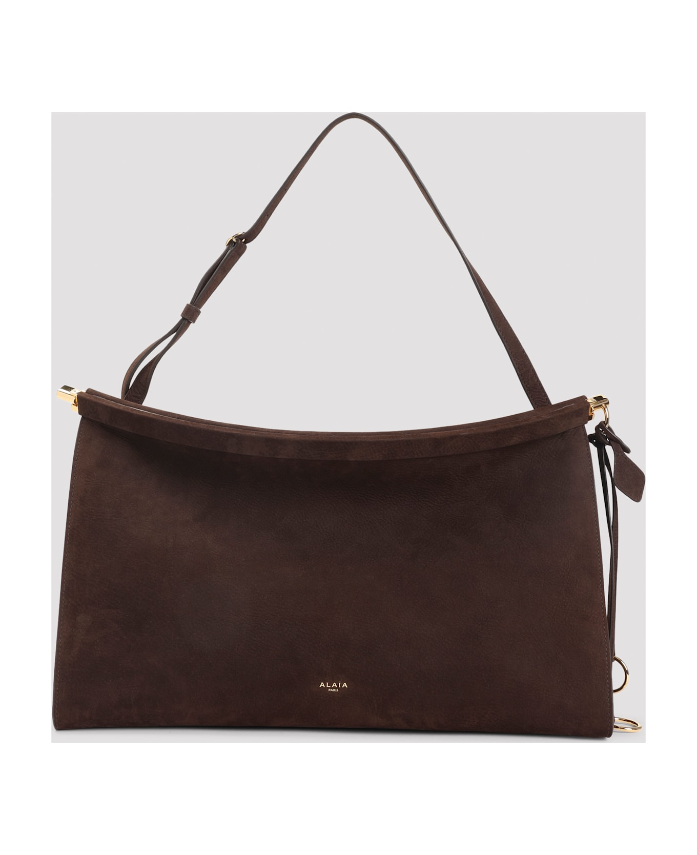 Alaia Alaïa East West L Handbag - Brun Fonce