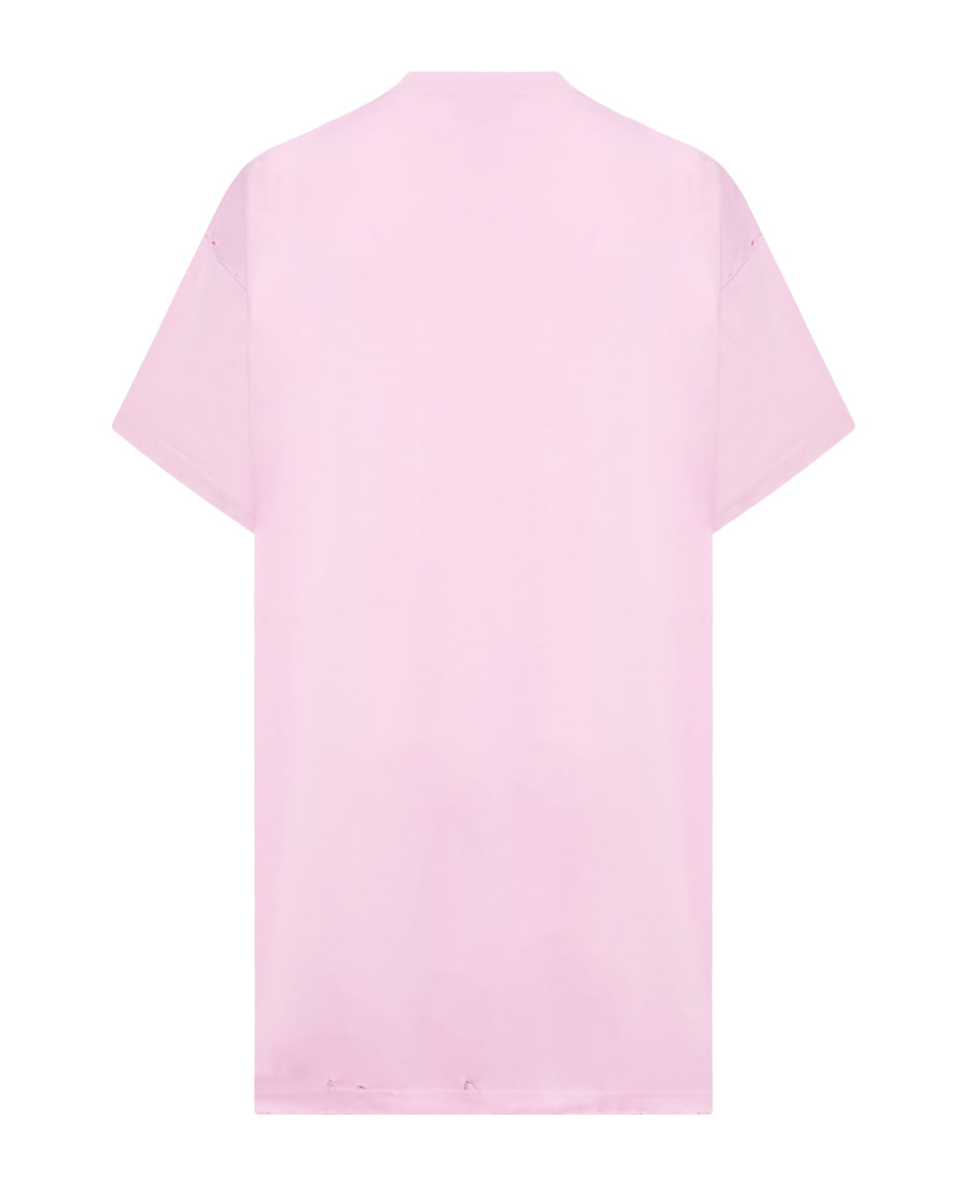 Balenciaga No Logo Oversize T-shirt - Pink & Purple