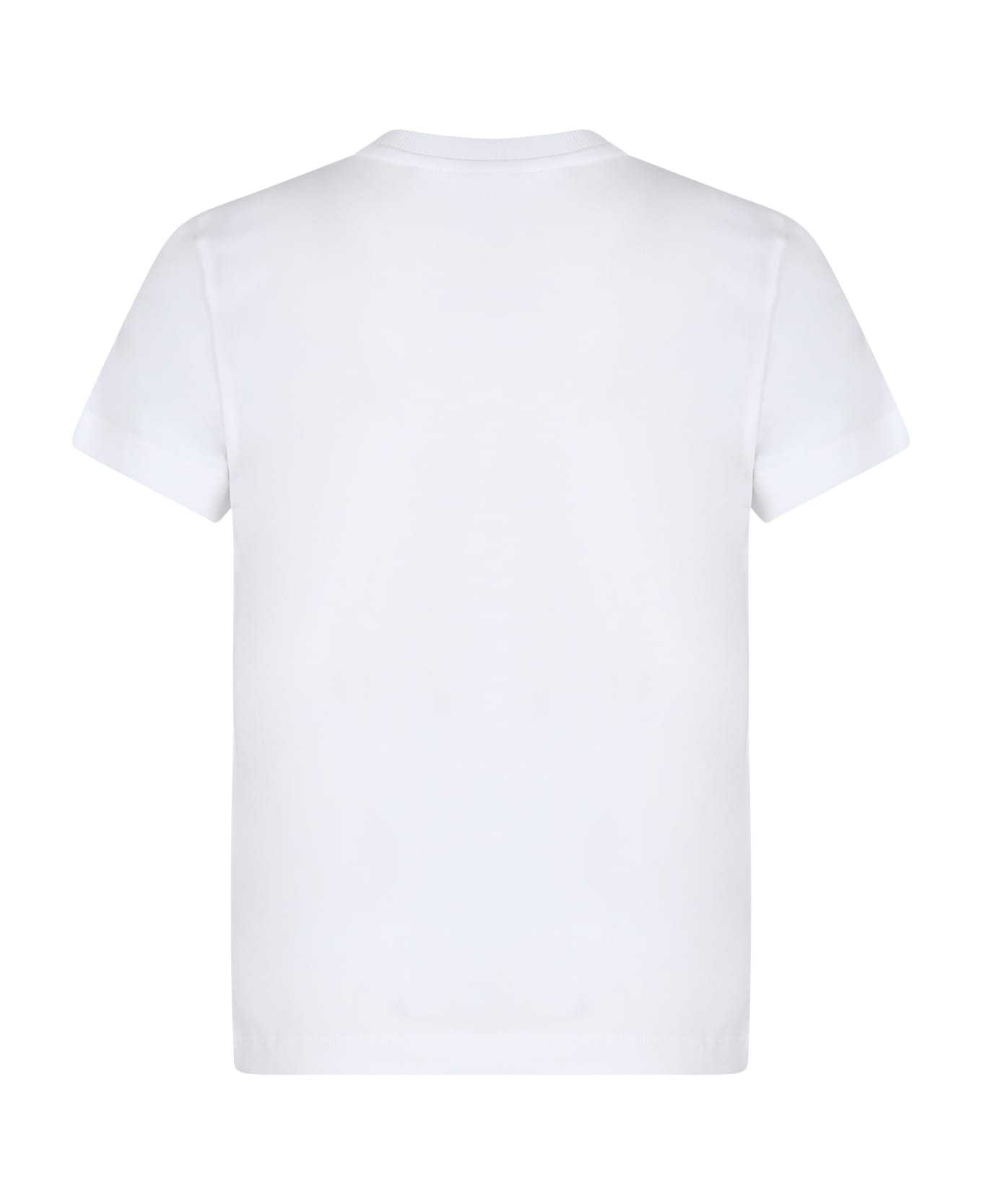 Moschino White T-shirt For Kids With Logo - White