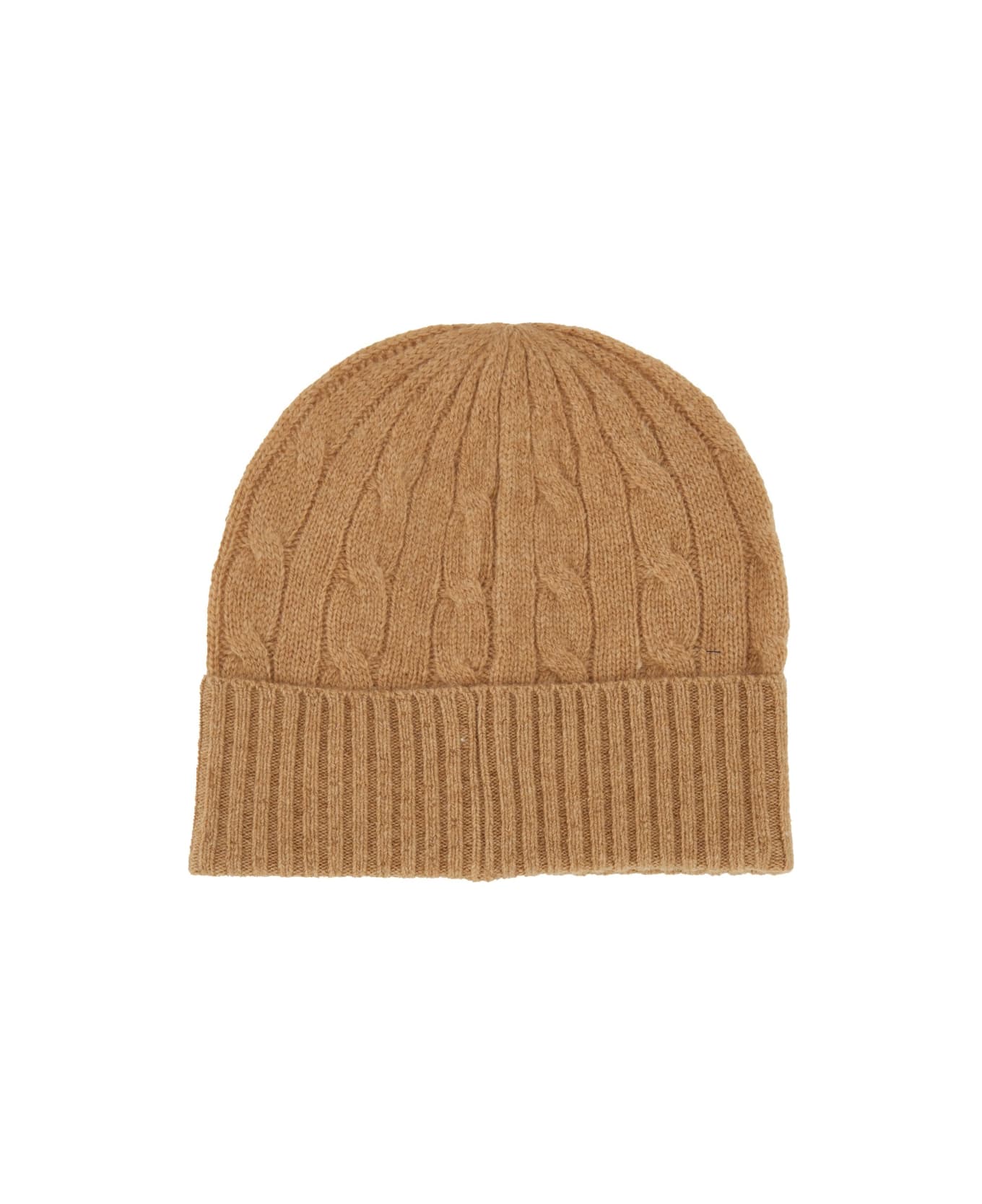 Polo Ralph Lauren Braided Wool And Cashmere Beanie - BEIGE