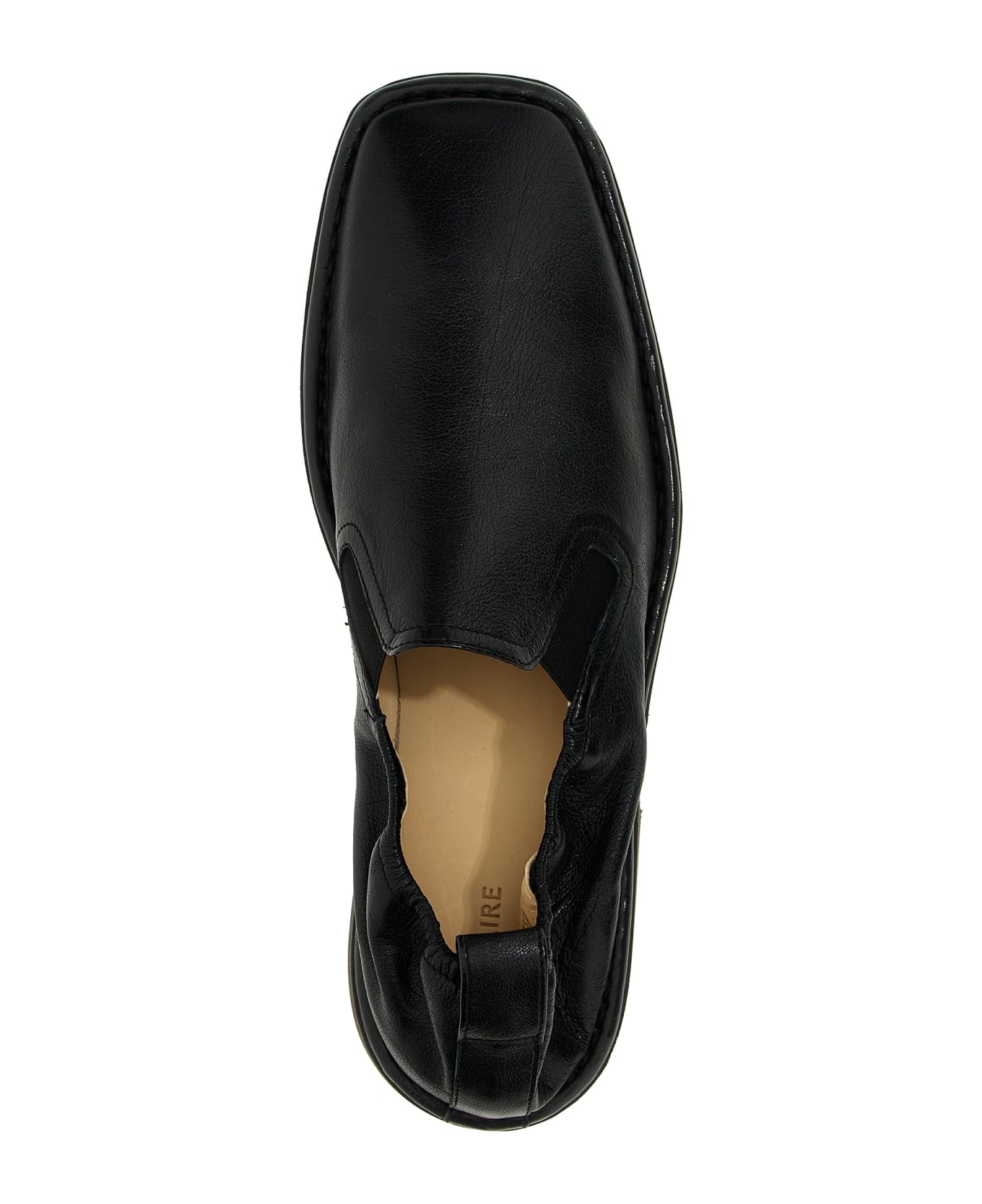 Lemaire Buffalo Leather Loafers - Black