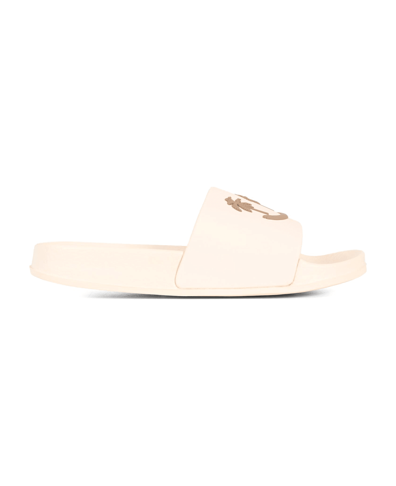 Molo Beige Slippers For Kids With Smiley - Beige