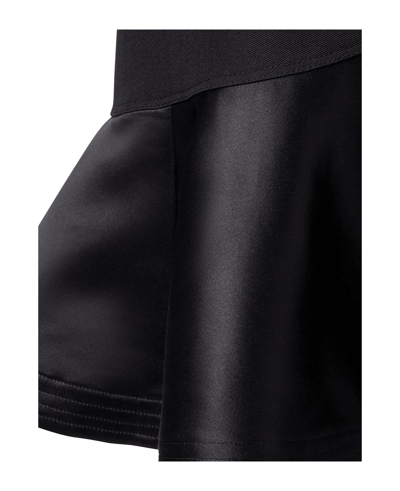 Fendi Grain De Pouder Wool Skirt - Black
