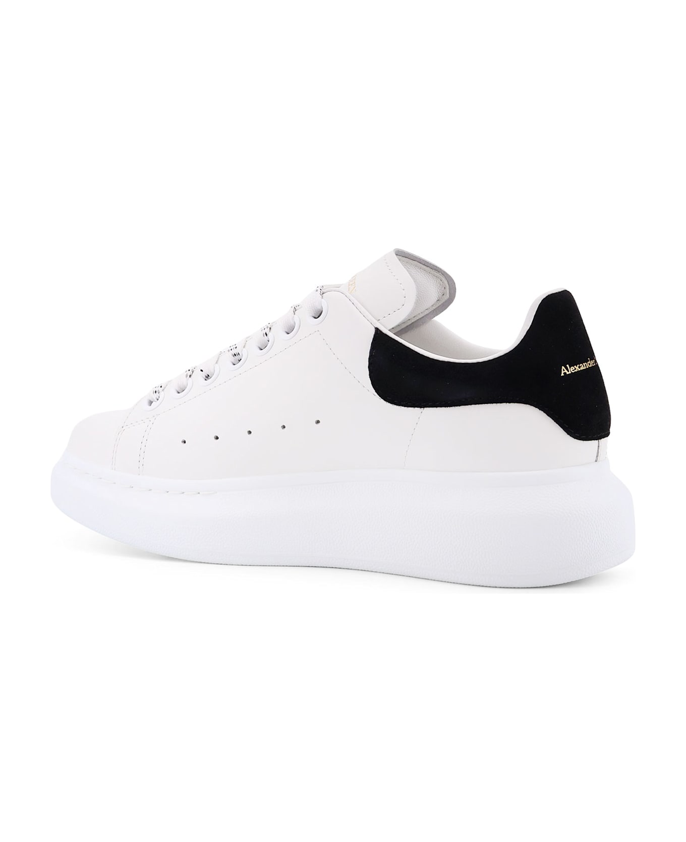 Alexander McQueen Oversize Leather Sneakers - White
