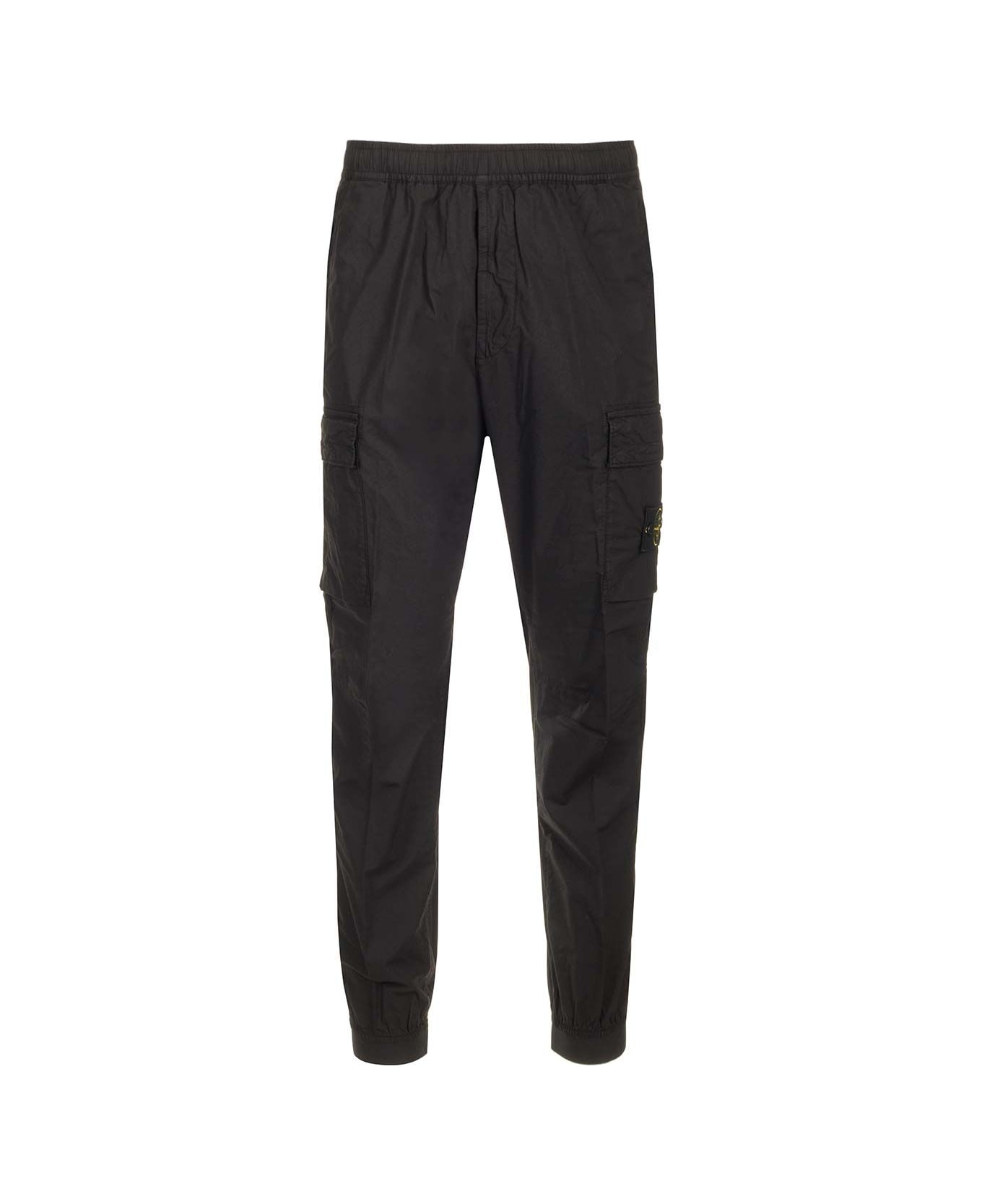 Stone Island "paracadute" Cargo Pants - Black