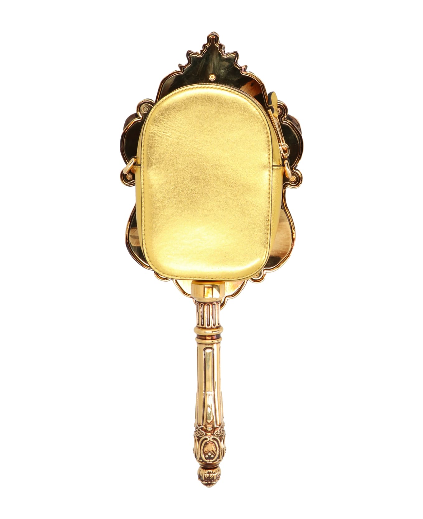 Moschino 'mirror' Clutch - Gold