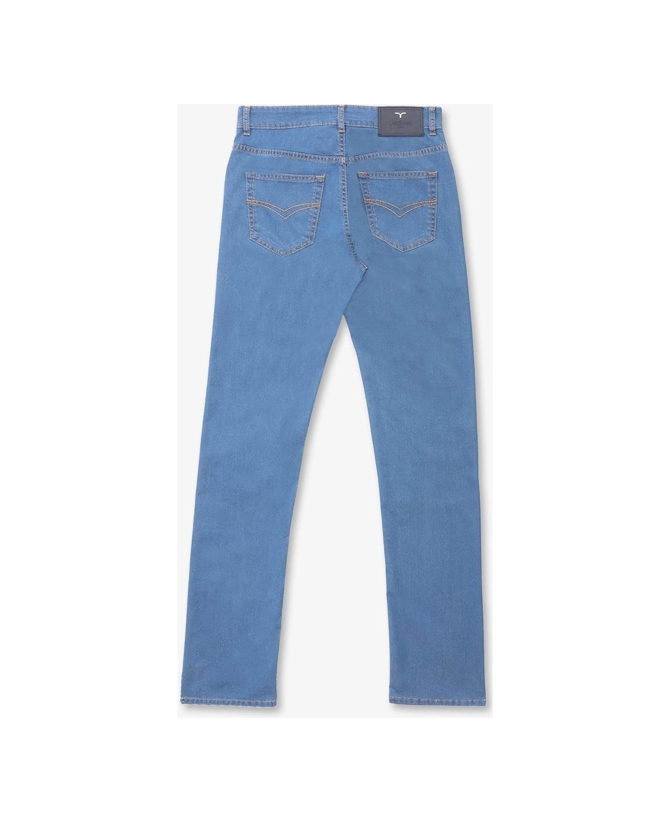Larusmiani Fuji Trousers Jeans Jeans - LightBlue デニム