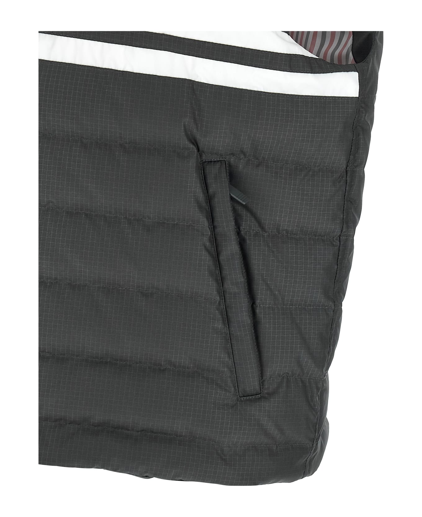 Thom Browne '4 Bar' Vest - Gray