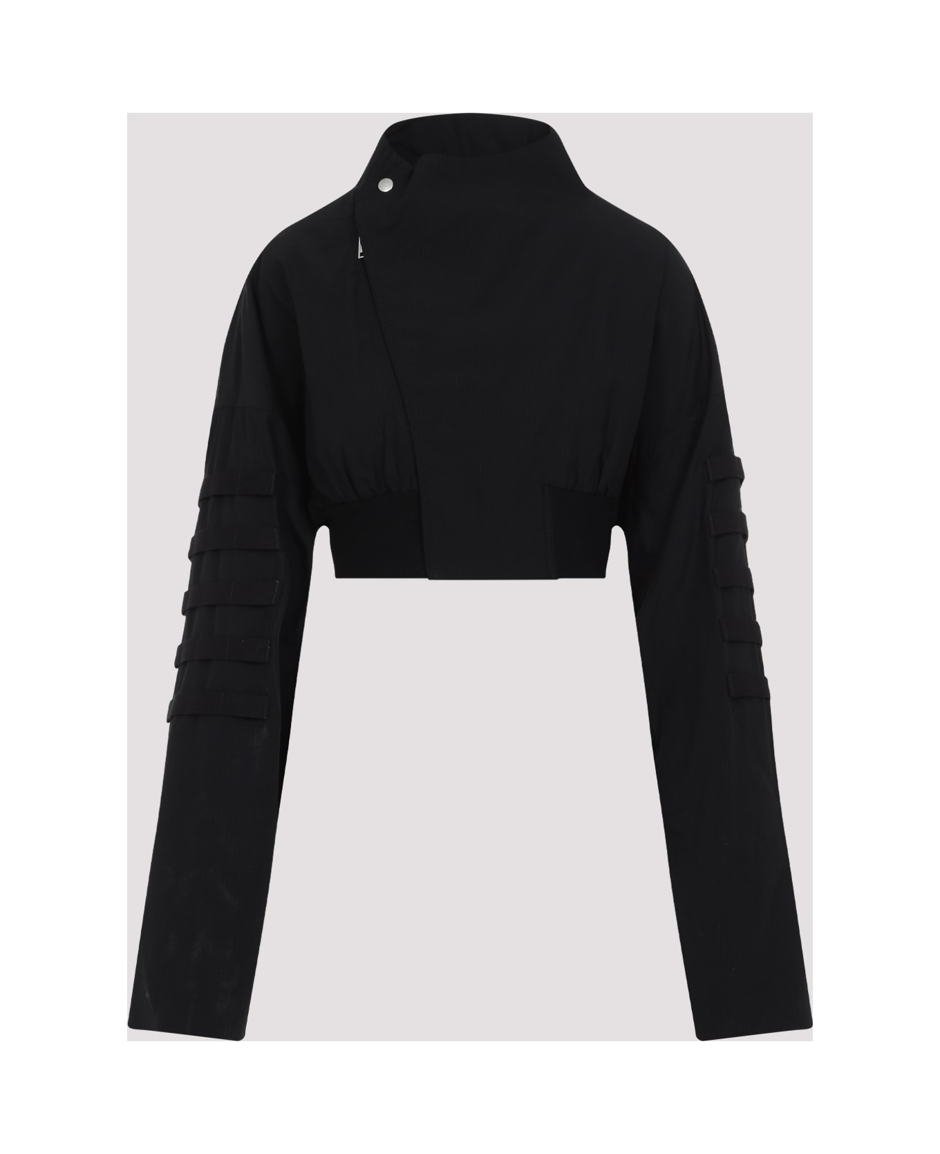 Rick Owens Anthem Flight Jacket - Black