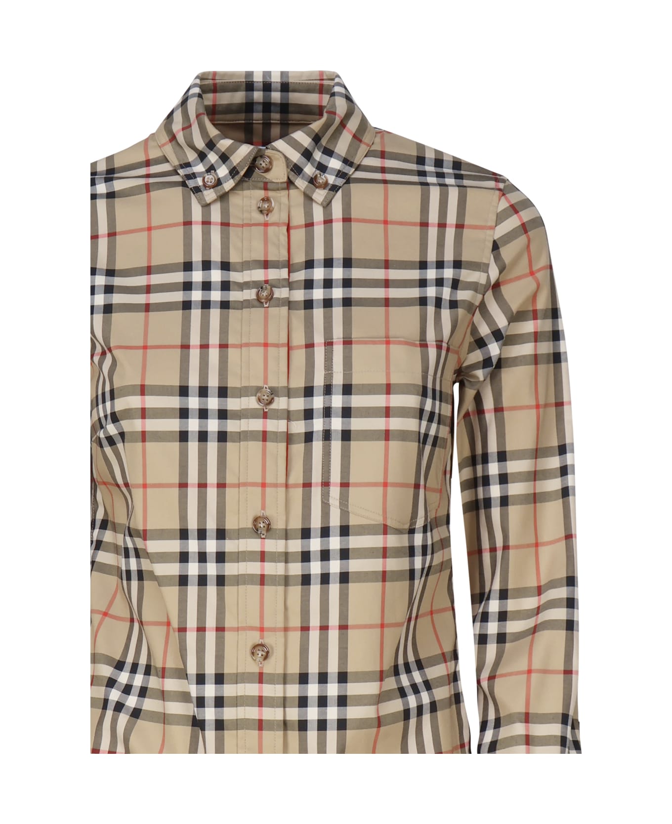 Burberry Shirt With Vintage Check Pattern - Beige シャツ