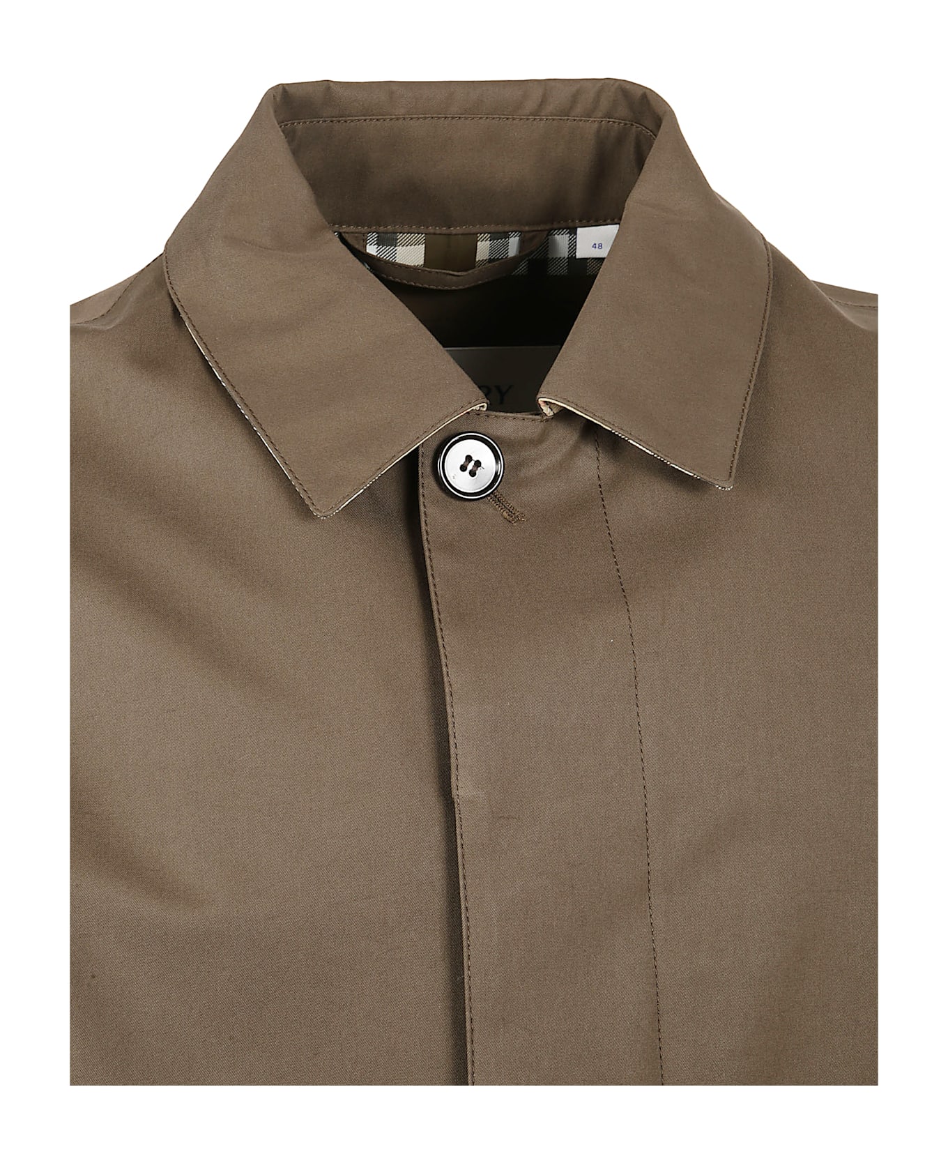 Burberry Single-breasted Coat - Juniper