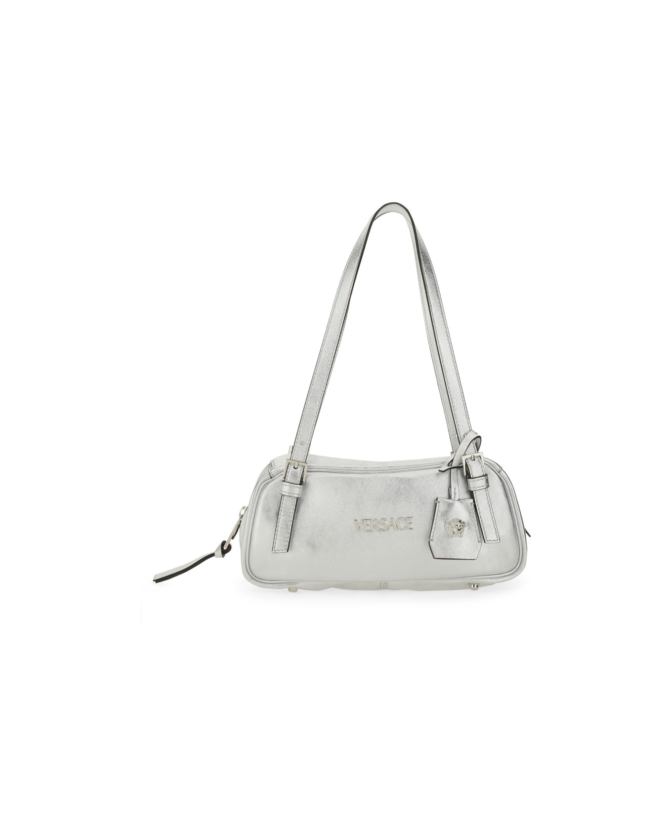 Versace Shoulder Bag "bowling Tag" - SILVER