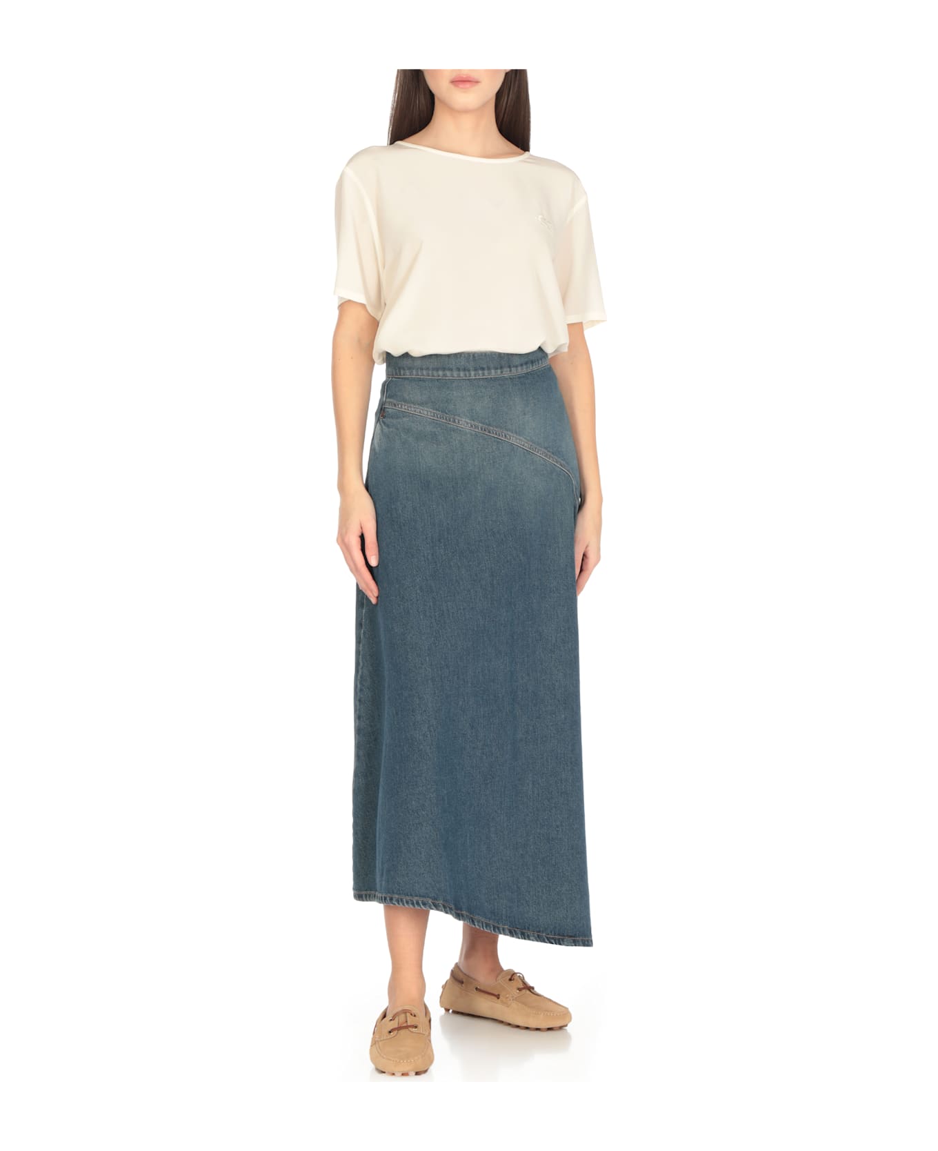 Tod's Suede Leather Loafers - Beige