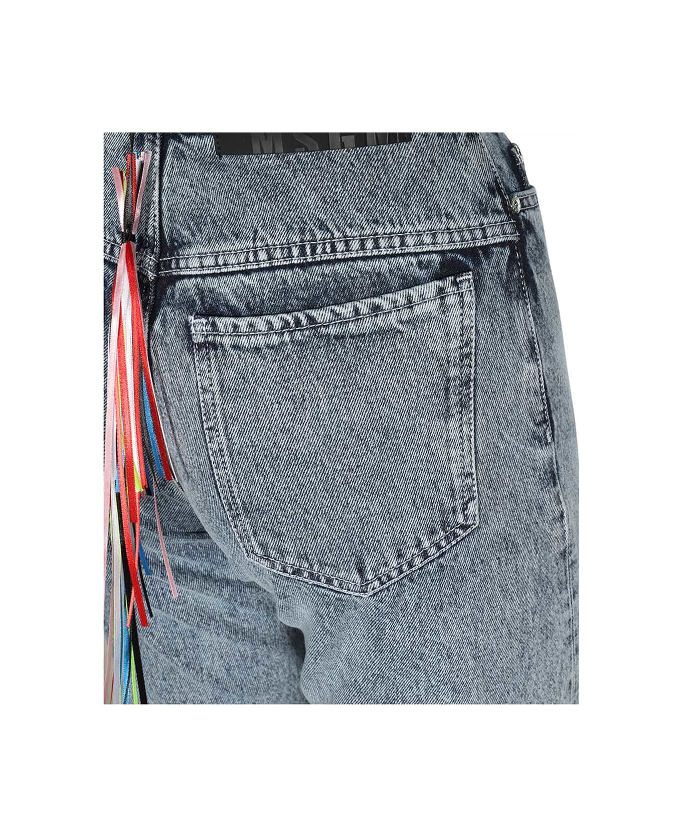 MSGM Straight Leg Jeans - Denim