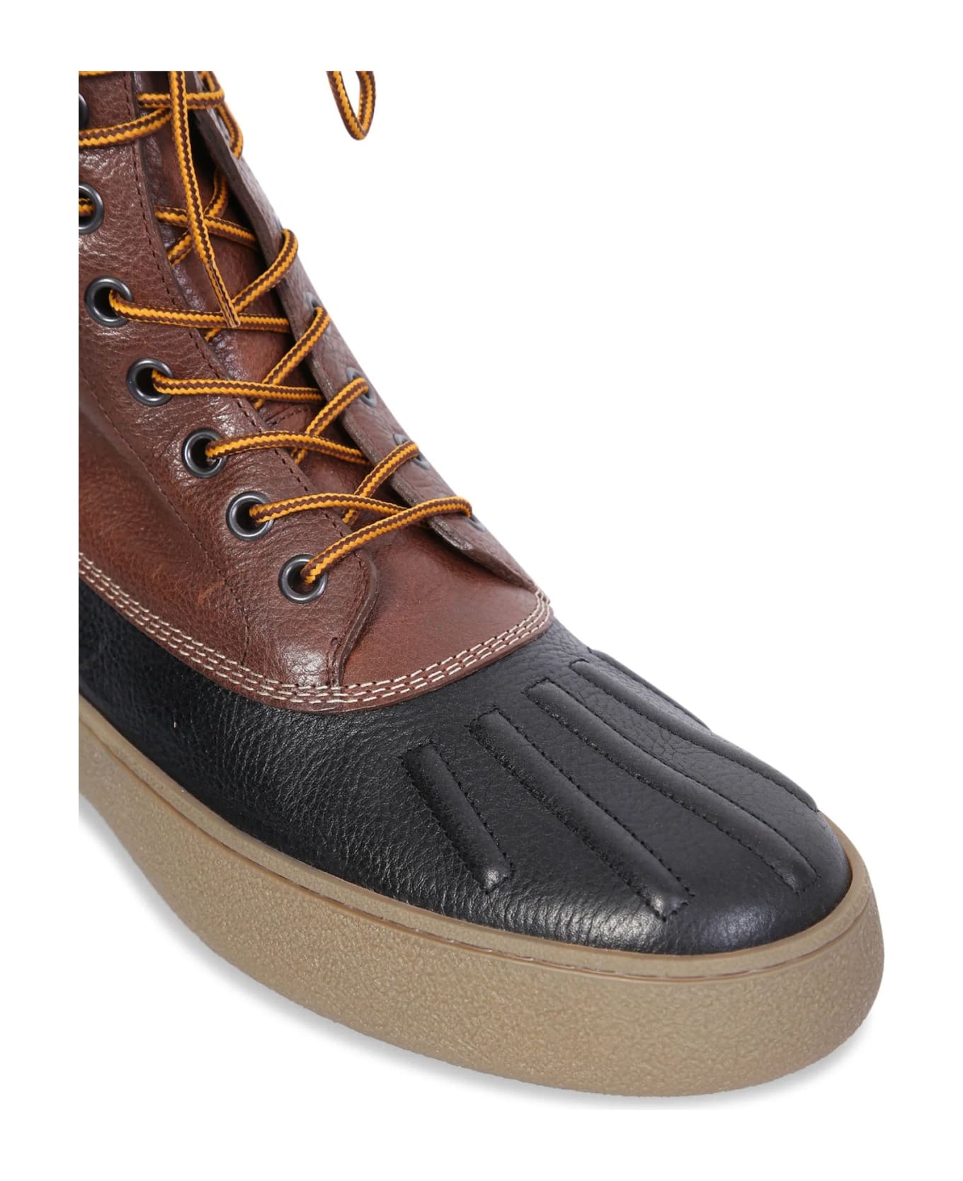 Tod's X Moncler X Palm Angels Leather Boots - Brown ブーツ