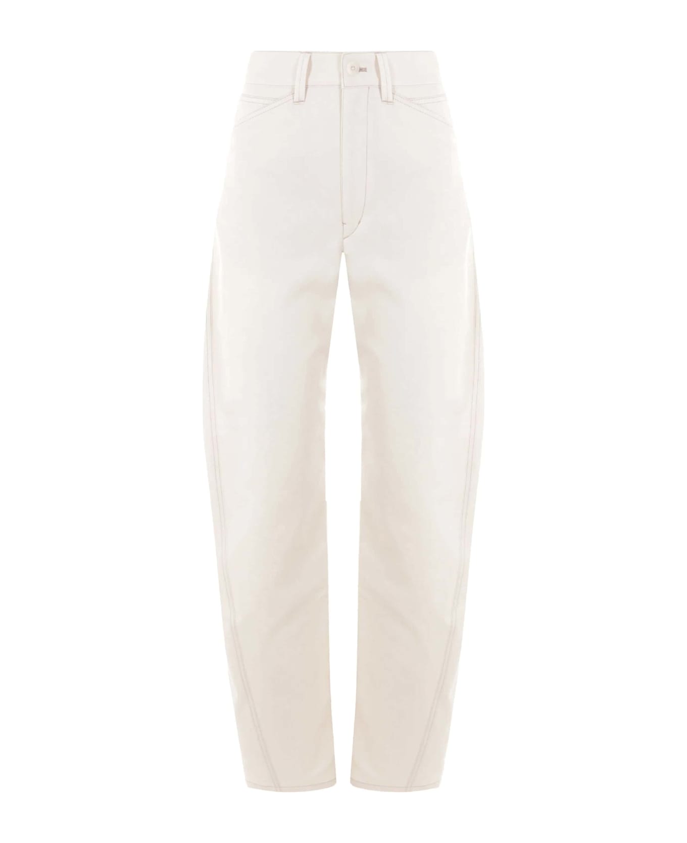 Lemaire Five Pocket Pants - Creamy White
