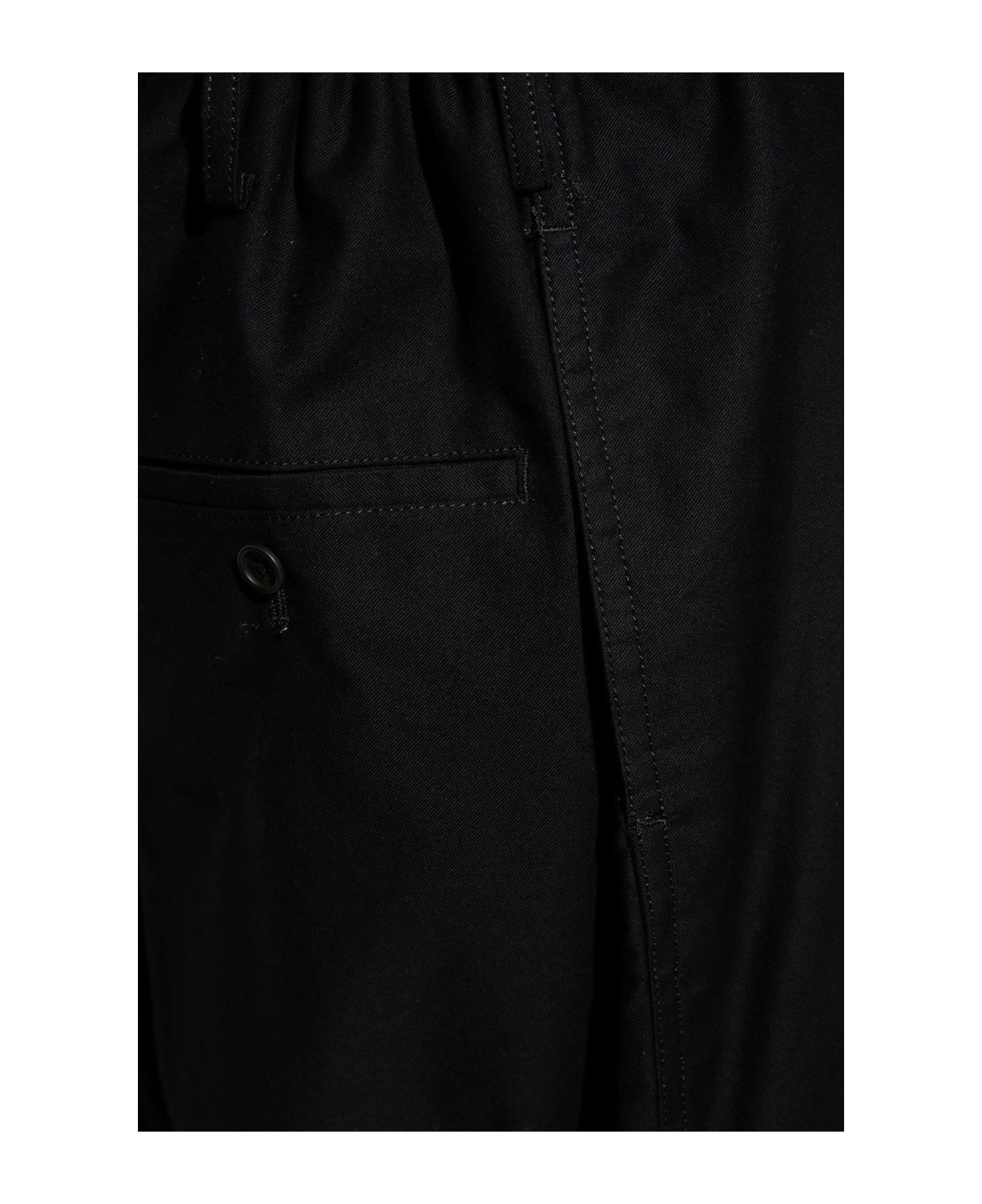 Yohji Yamamoto Relaxed Fitting Trousers - Black