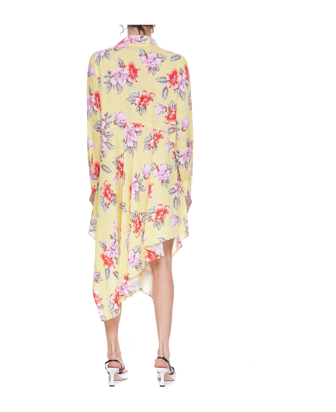 Palm Angels Hibiscus Dress - YELLOW