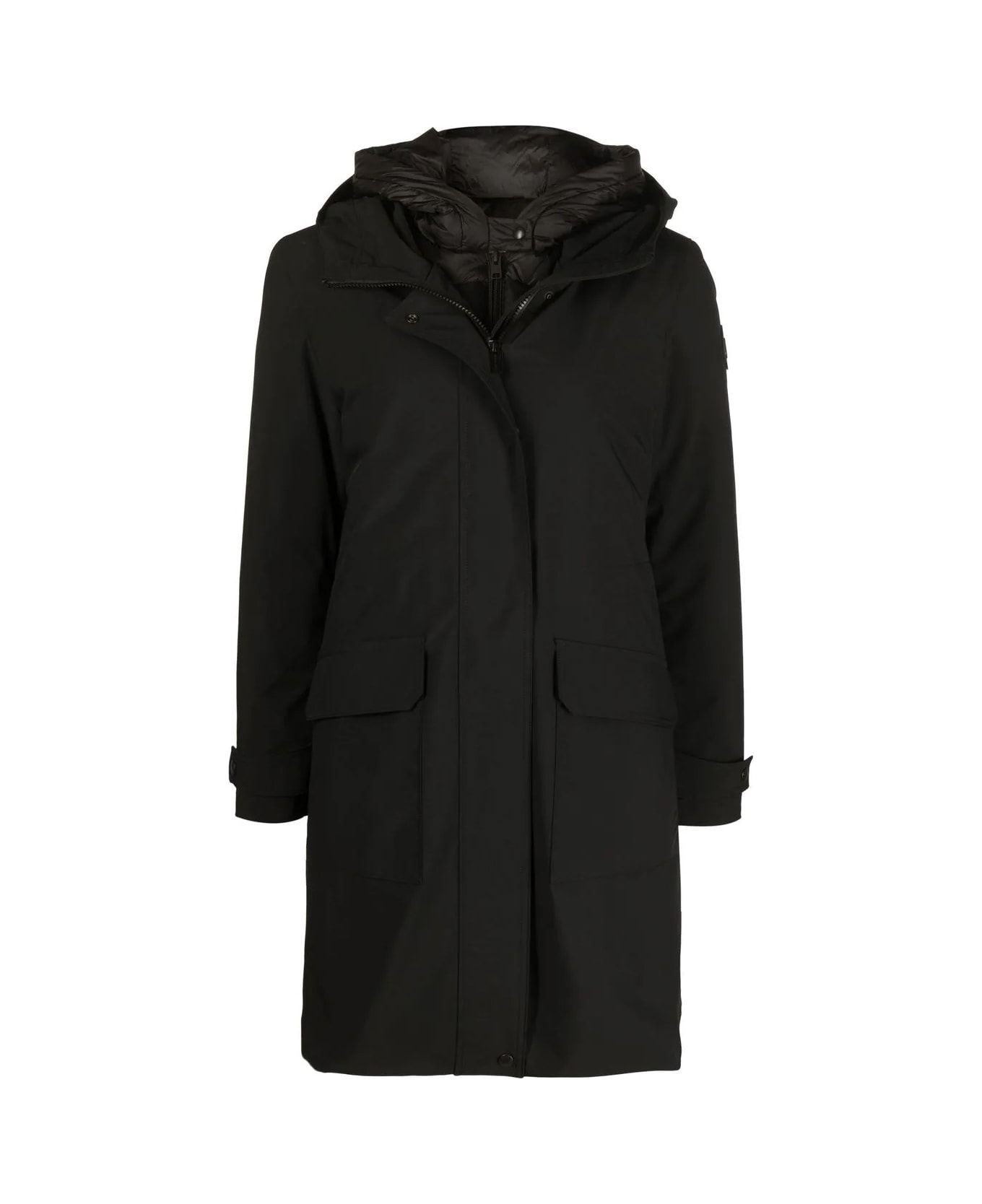 Woolrich Long Military 3in1 Parka - Black