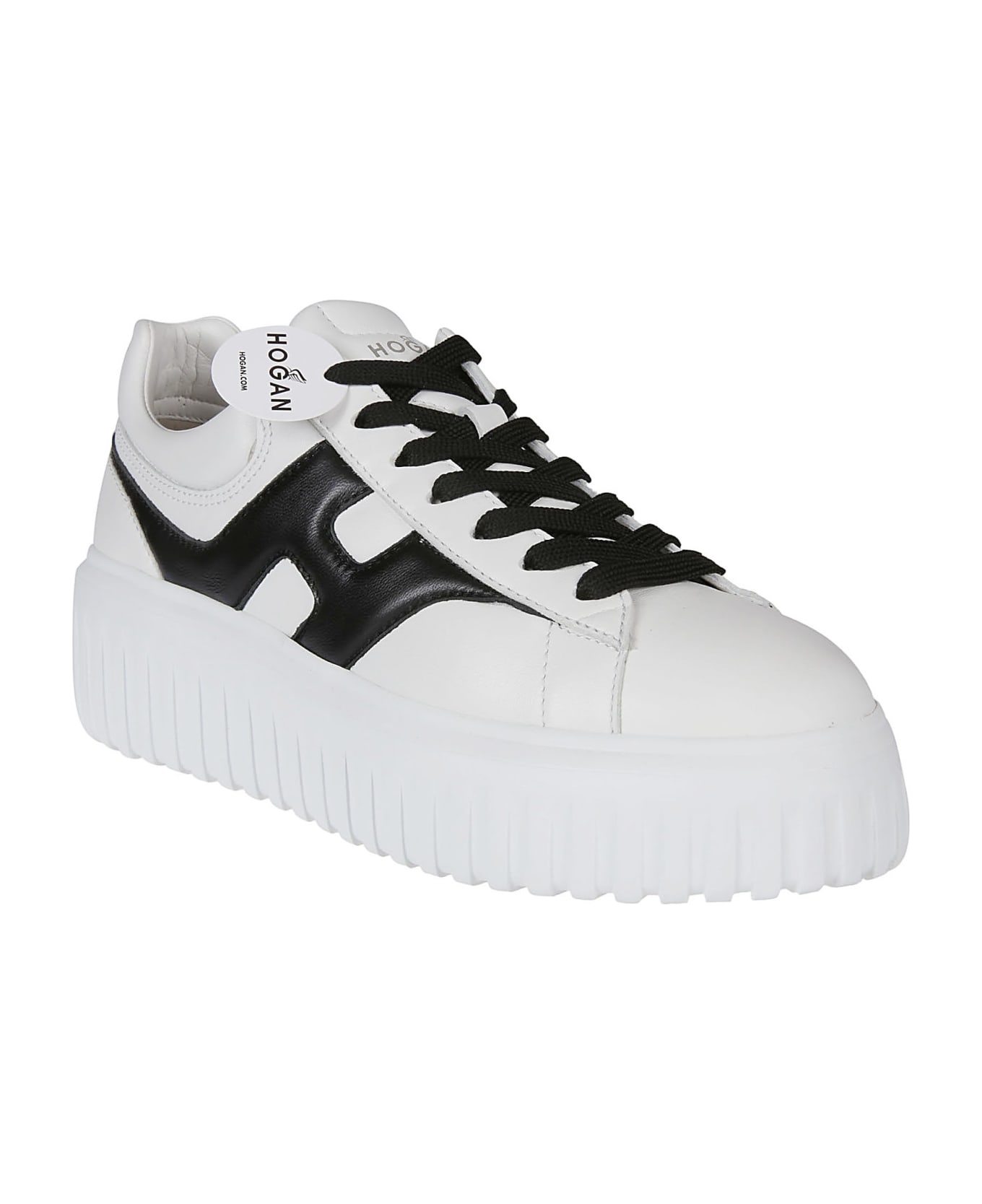 Hogan H-stripes Sneakers - Bianco/nero