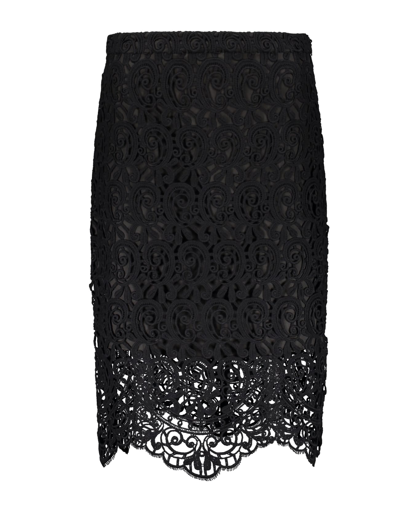 Burberry Lace Skirt - black